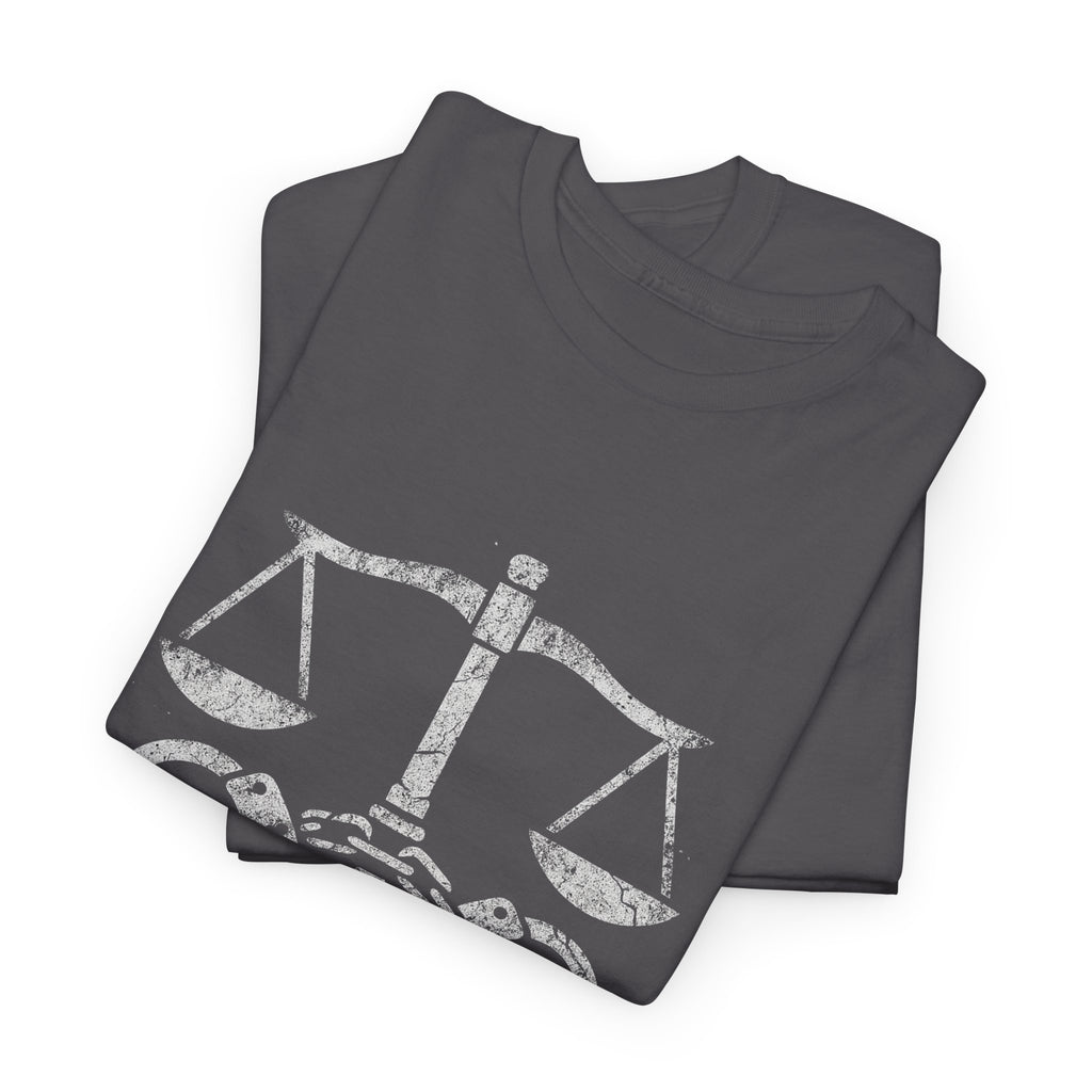 Justice Scales Graphic Tee for Advocates & Activists