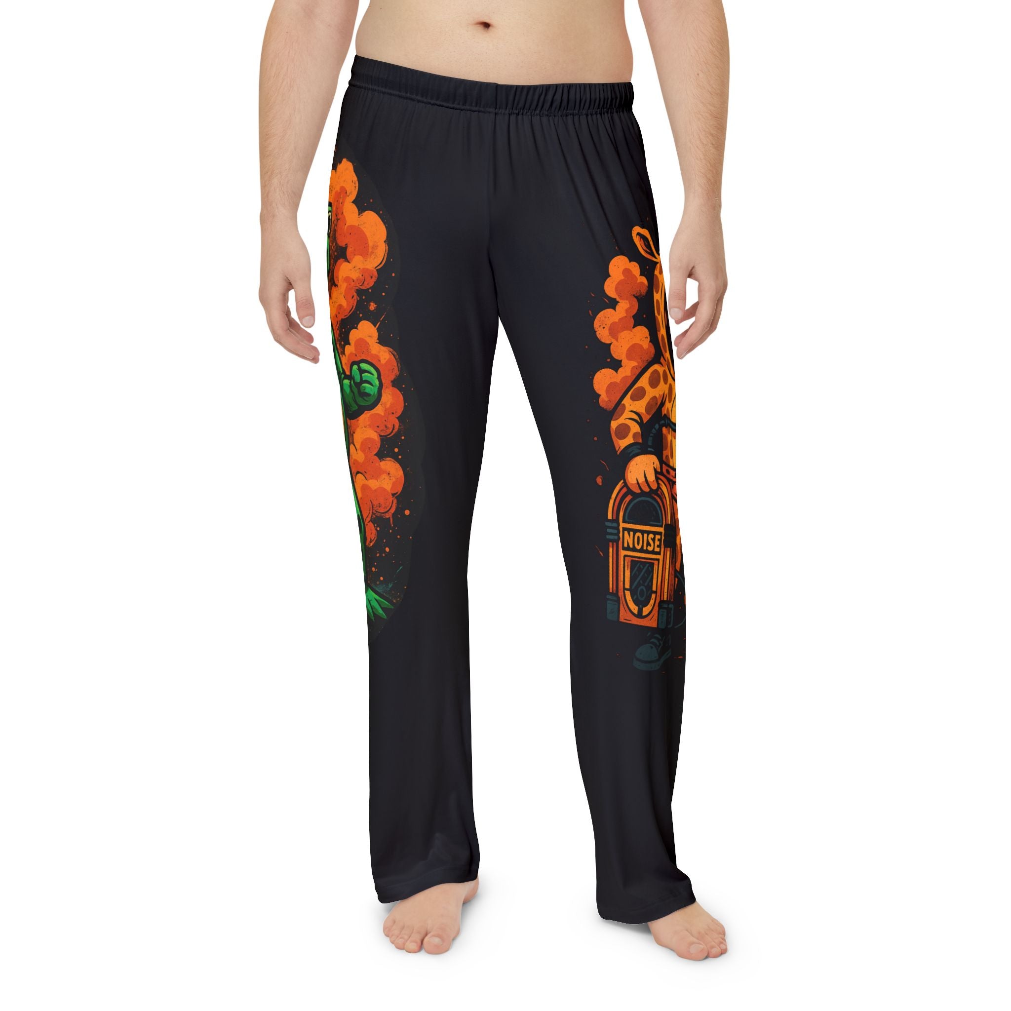 Fun Animal Print Pajama Pants for Men