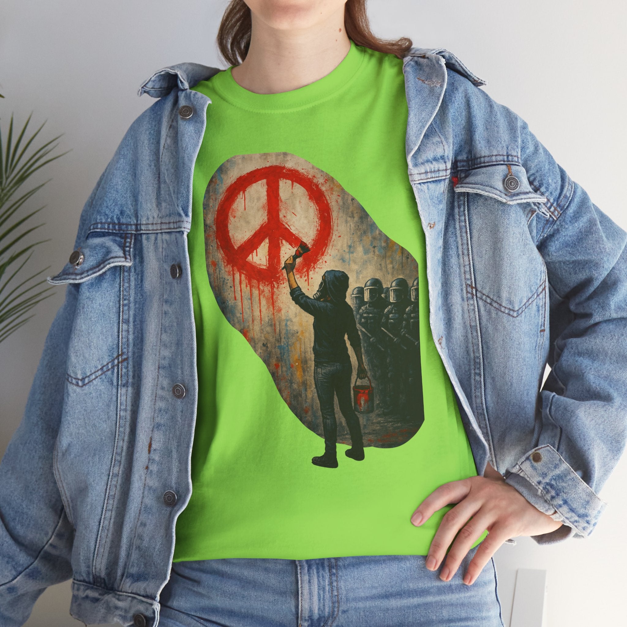 Unisex Heavy Cotton Tee/ Painting a Protest