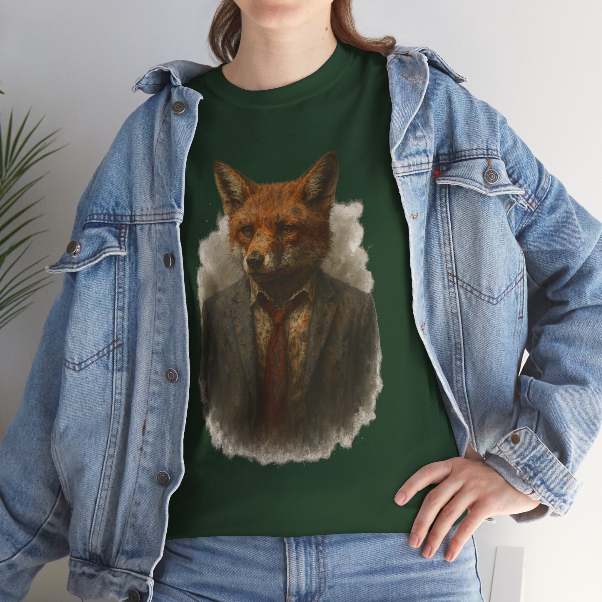 Ravaged Fox Unisex Heavy Cotton Tee