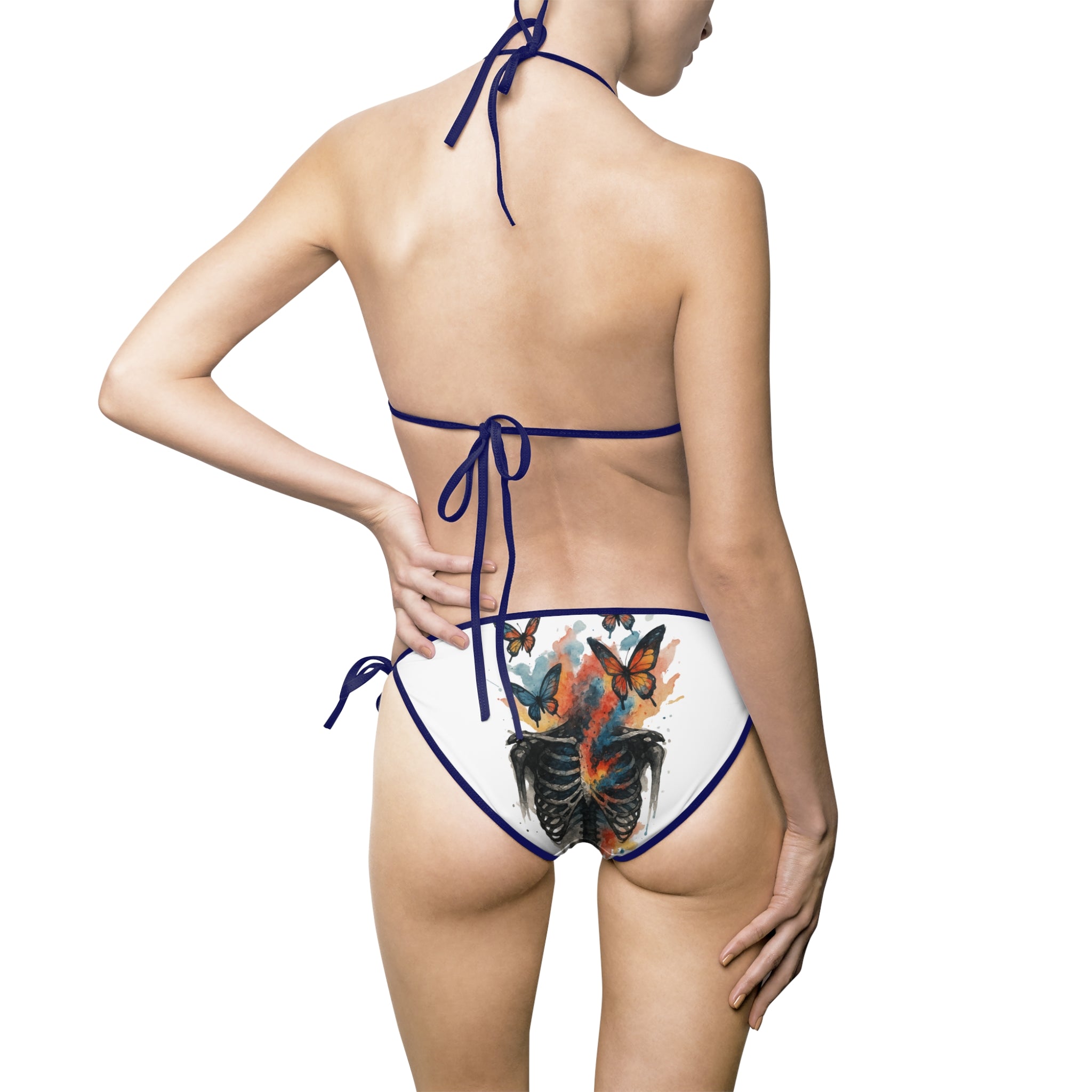 Vibrant Women's Bikini Swimsuit, Colorful Swimwear, Beachwear, Summer Vacation, Pool Party, Trendy Swim Set