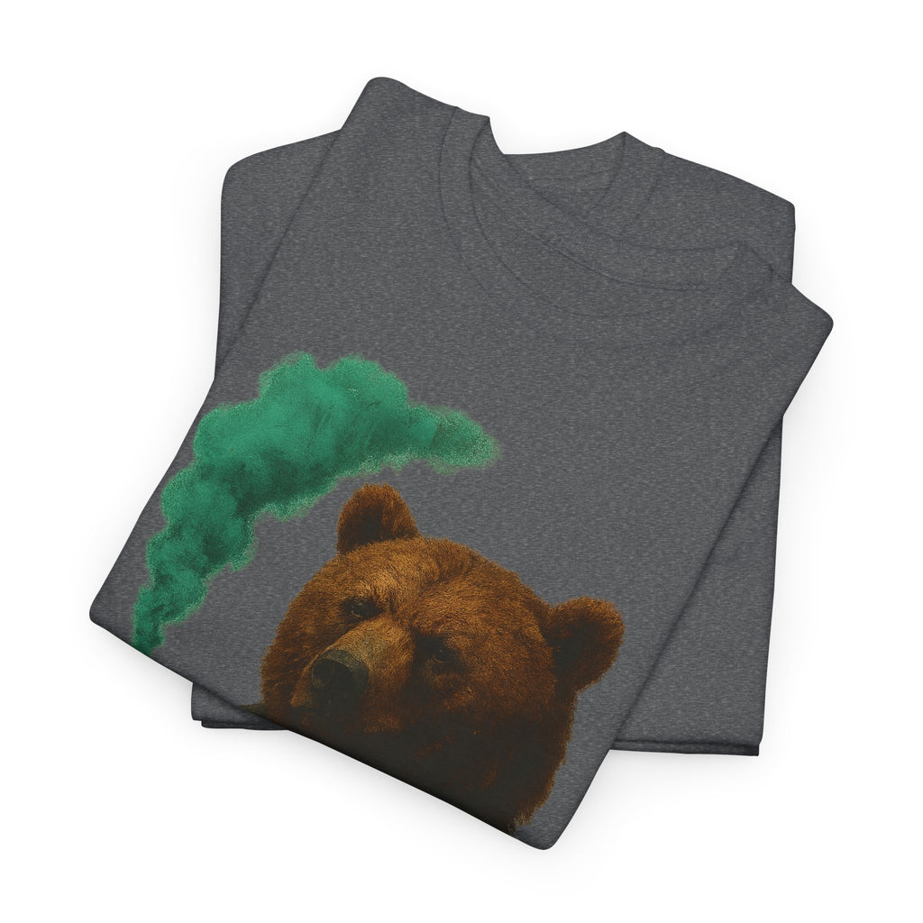 Cozy Bear Graphic Tee, Unisex Cotton T-Shirt, Cute Animal Lover Gift, Casual Wear, Nature Inspired Fashion, Eco-Friendly Apparel