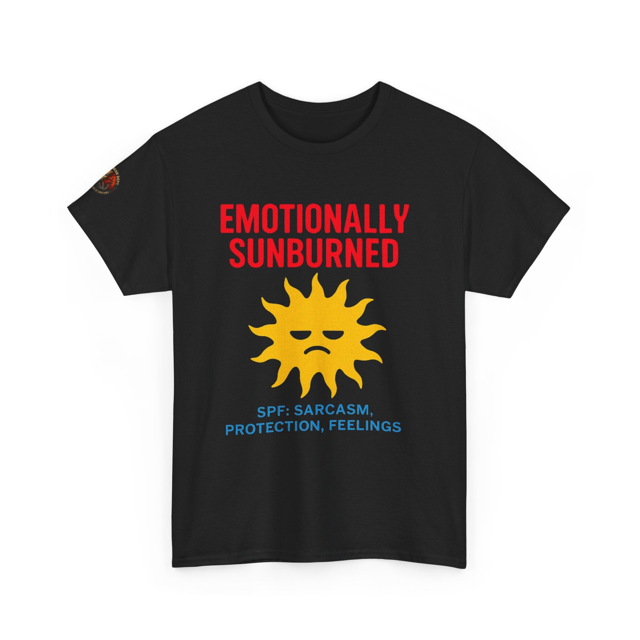 Unisex Heavy Cotton Tee/ Emotionally Sunburned