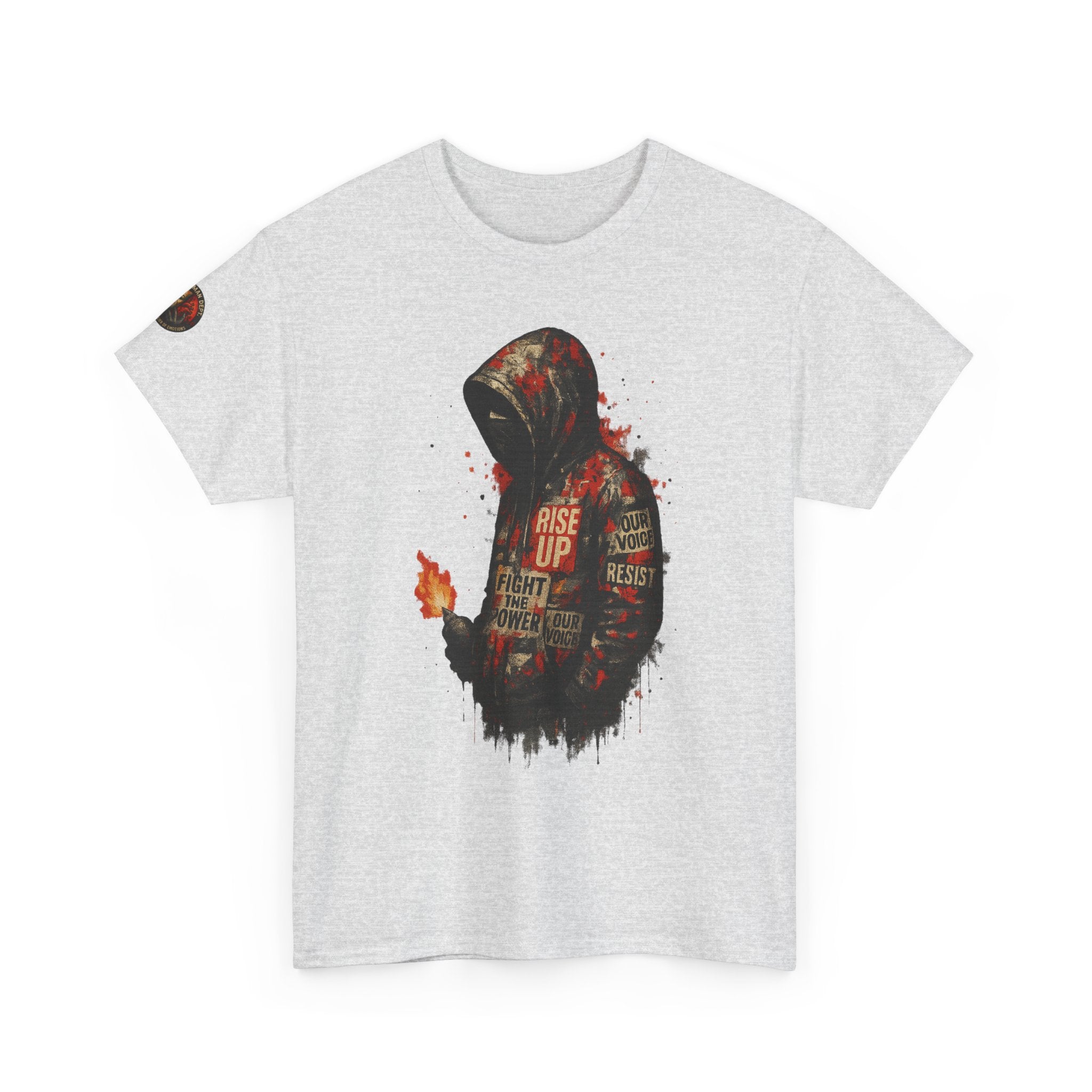 Unisex Graphic Tee, Rise Up Motivational Shirt, Casual Wear, Gift for Inspiration, Streetwear Fashion, Everyday Comfort