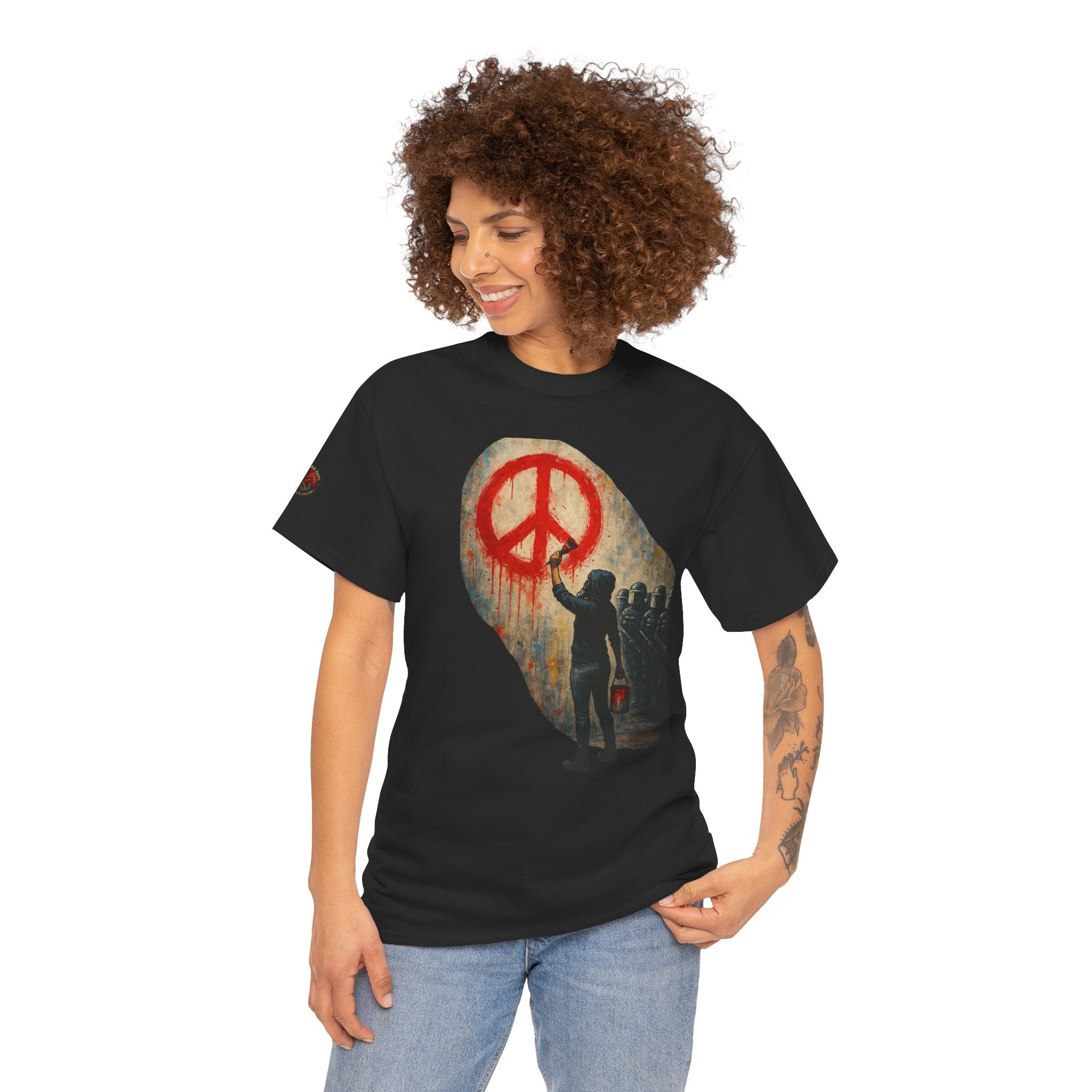 Unisex Heavy Cotton Tee/ Painting a Protest