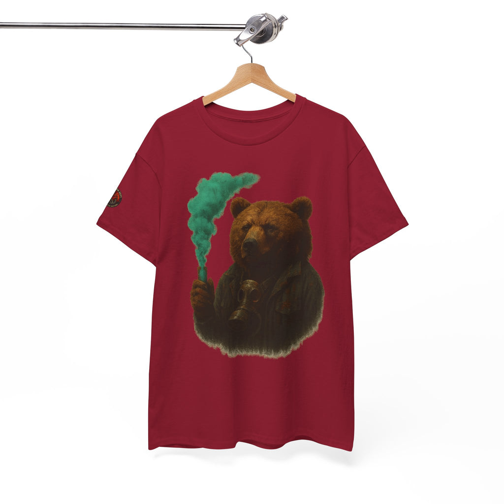 Cozy Bear Graphic Tee, Unisex Cotton T-Shirt, Cute Animal Lover Gift, Casual Wear, Nature Inspired Fashion, Eco-Friendly Apparel