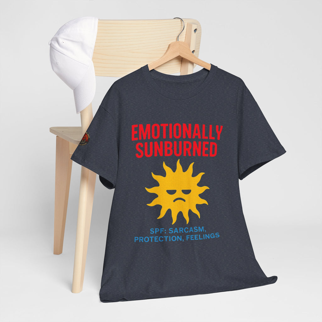 Unisex Heavy Cotton Tee/ Emotionally Sunburned