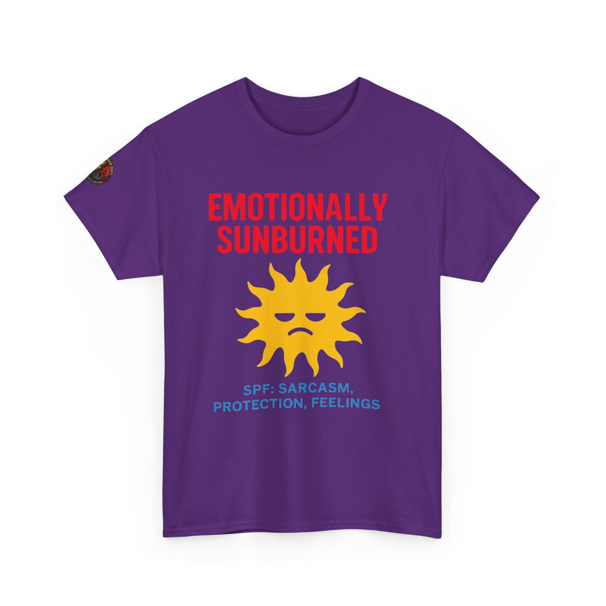 Unisex Heavy Cotton Tee/ Emotionally Sunburned