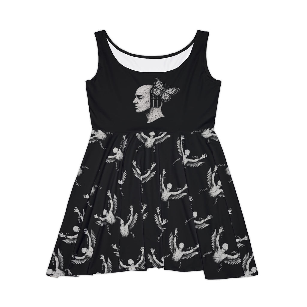 Women's Skater Dress (AOP) break free