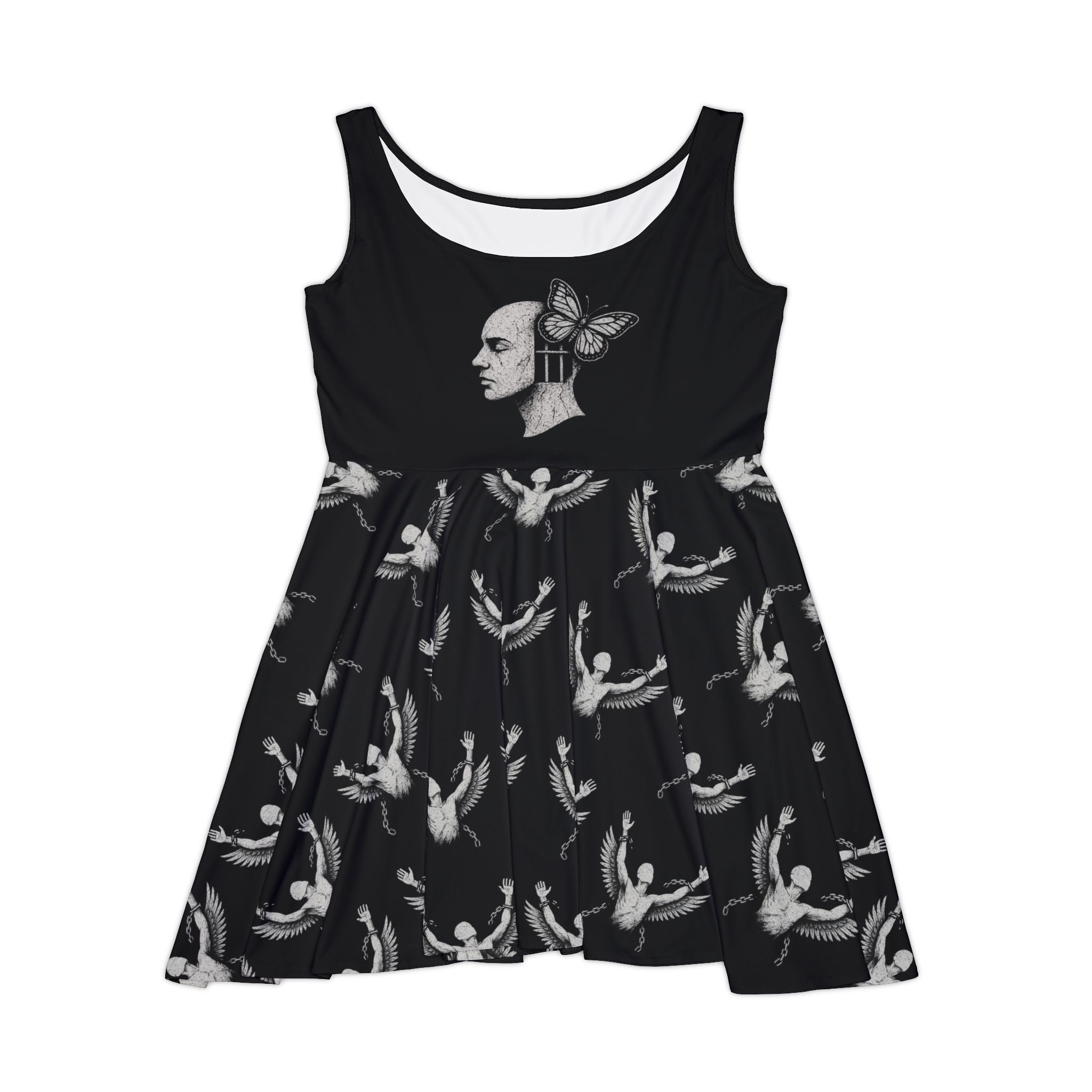 Women's Skater Dress (AOP) break free