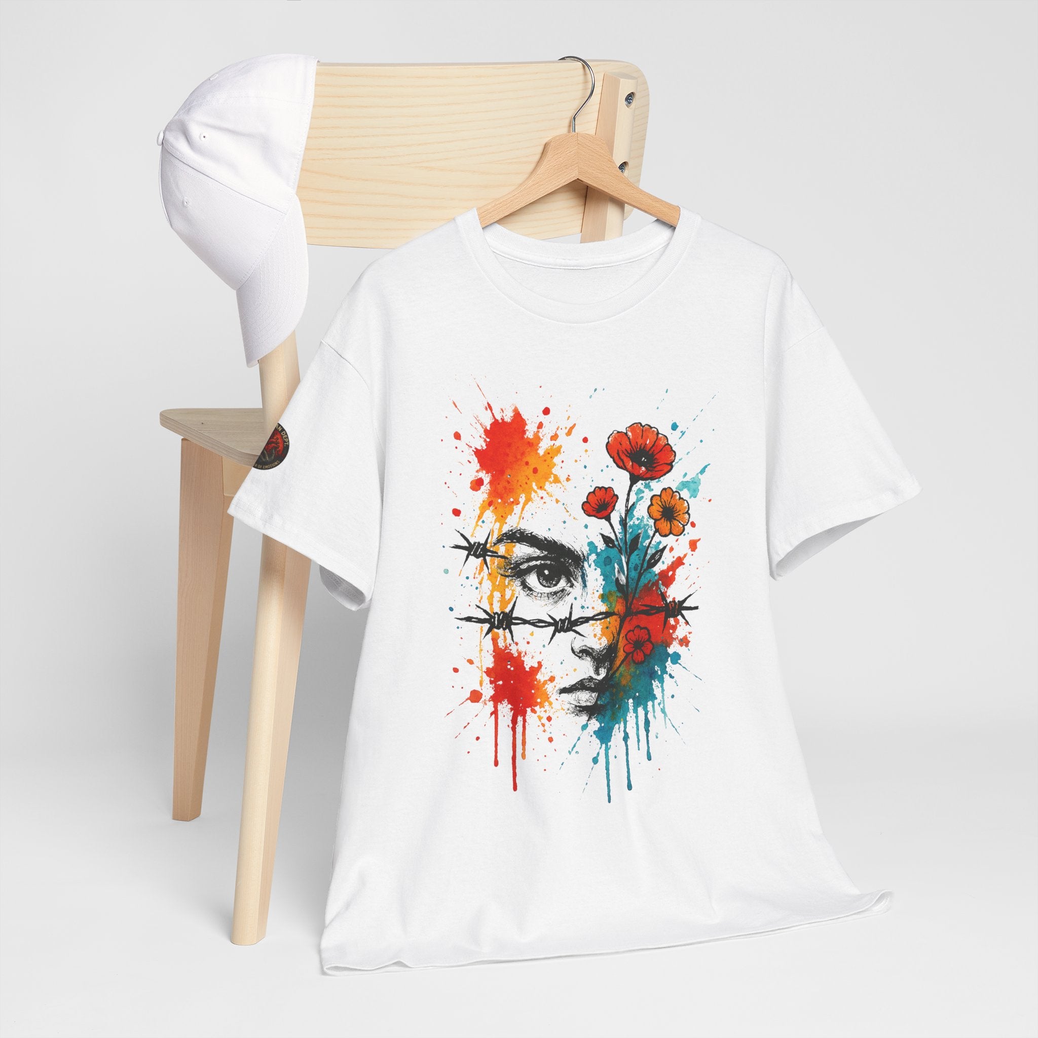 Colorful Caged Soul Unisex Heavy Cotton Tee