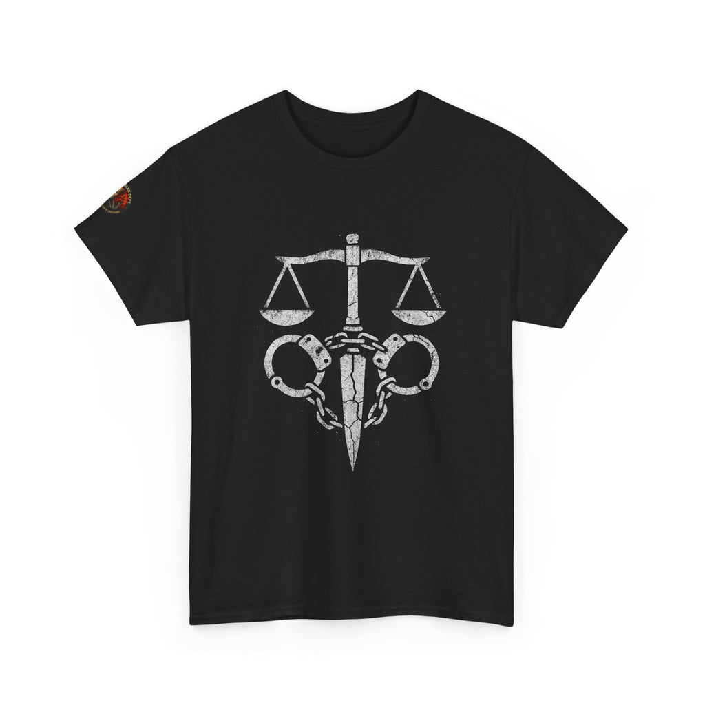 Justice Scales Graphic Tee for Advocates & Activists