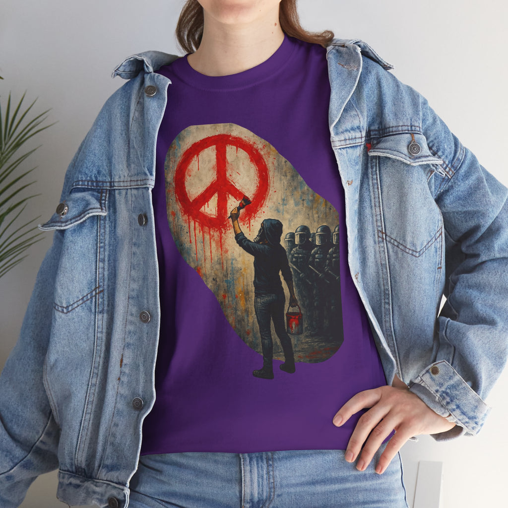 Unisex Heavy Cotton Tee/ Painting a Protest