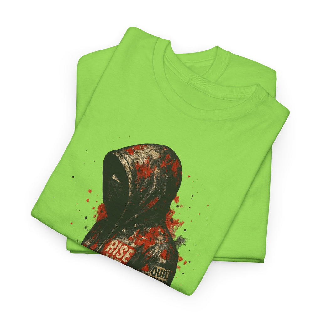 Unisex Graphic Tee, Rise Up Motivational Shirt, Casual Wear, Gift for Inspiration, Streetwear Fashion, Everyday Comfort