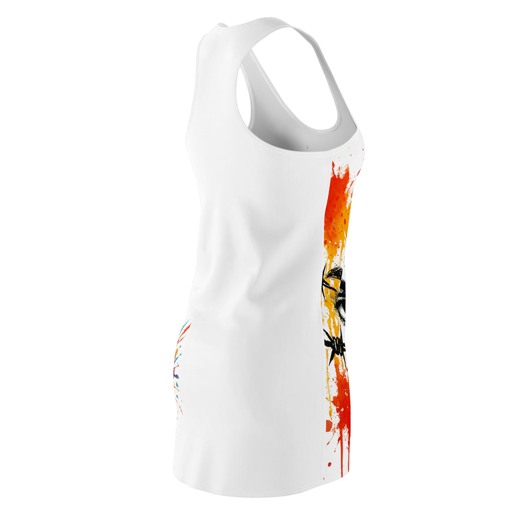 Women's Cut & Sew Racerback Dress (AOP)