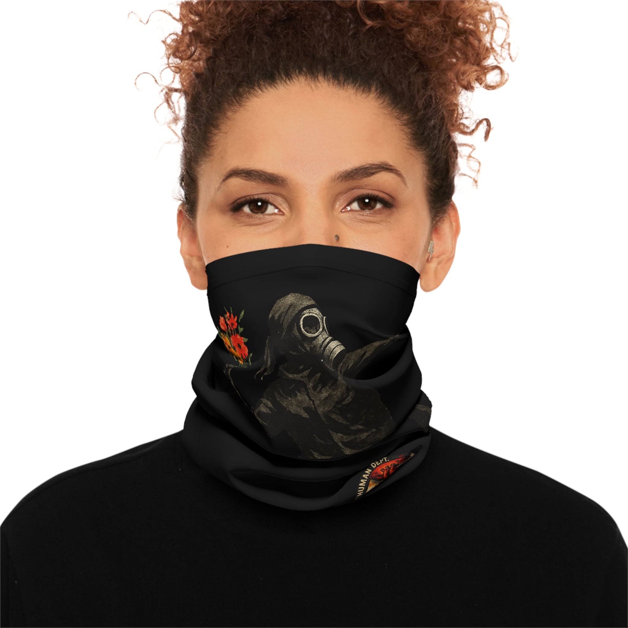Rebel Blooms Tactical Neck Gaiter, Outdoor Face Cover, Festival Gear, Eco-Friendly Accessory, Gift for Adventurers