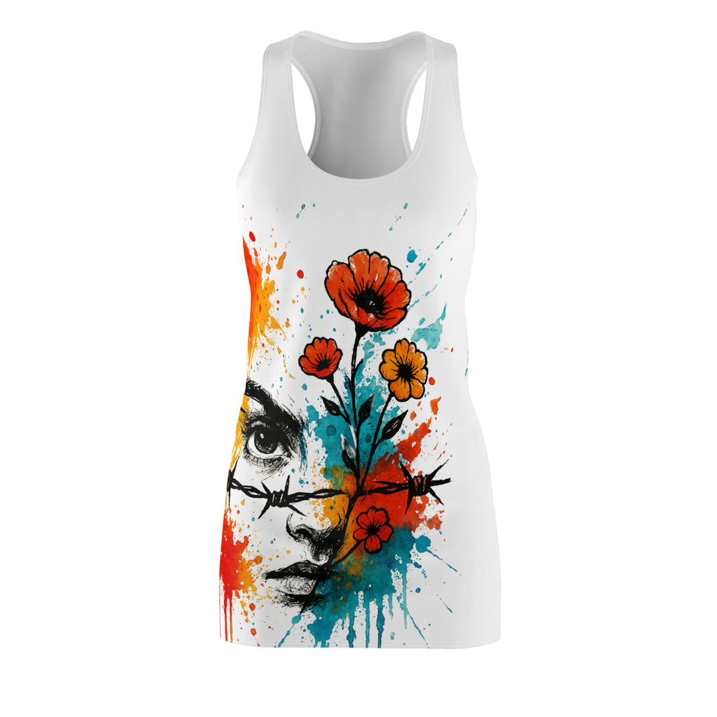 Women's Cut & Sew Racerback Dress (AOP)