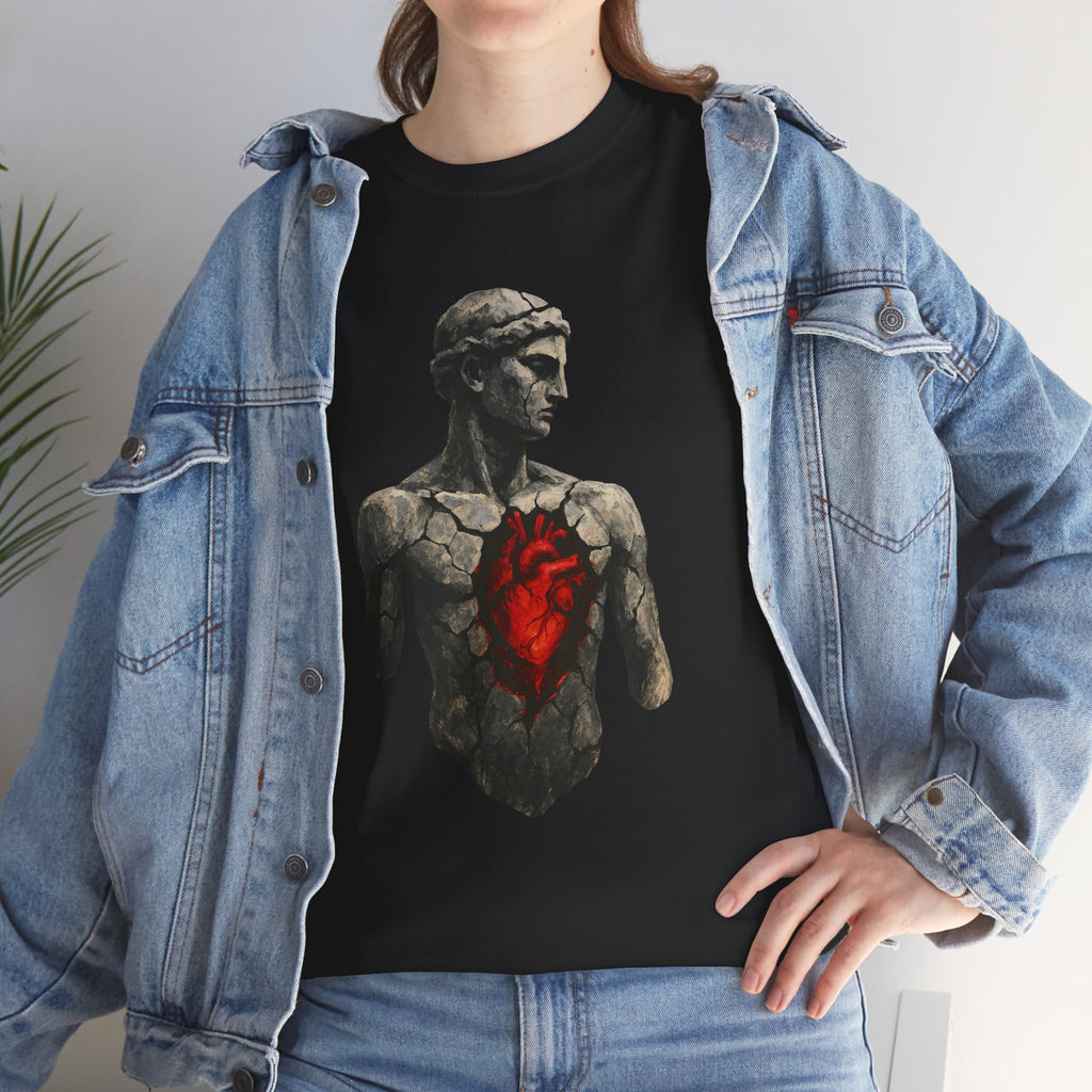 Unisex Heavy Cotton Tee- Statue of Life
