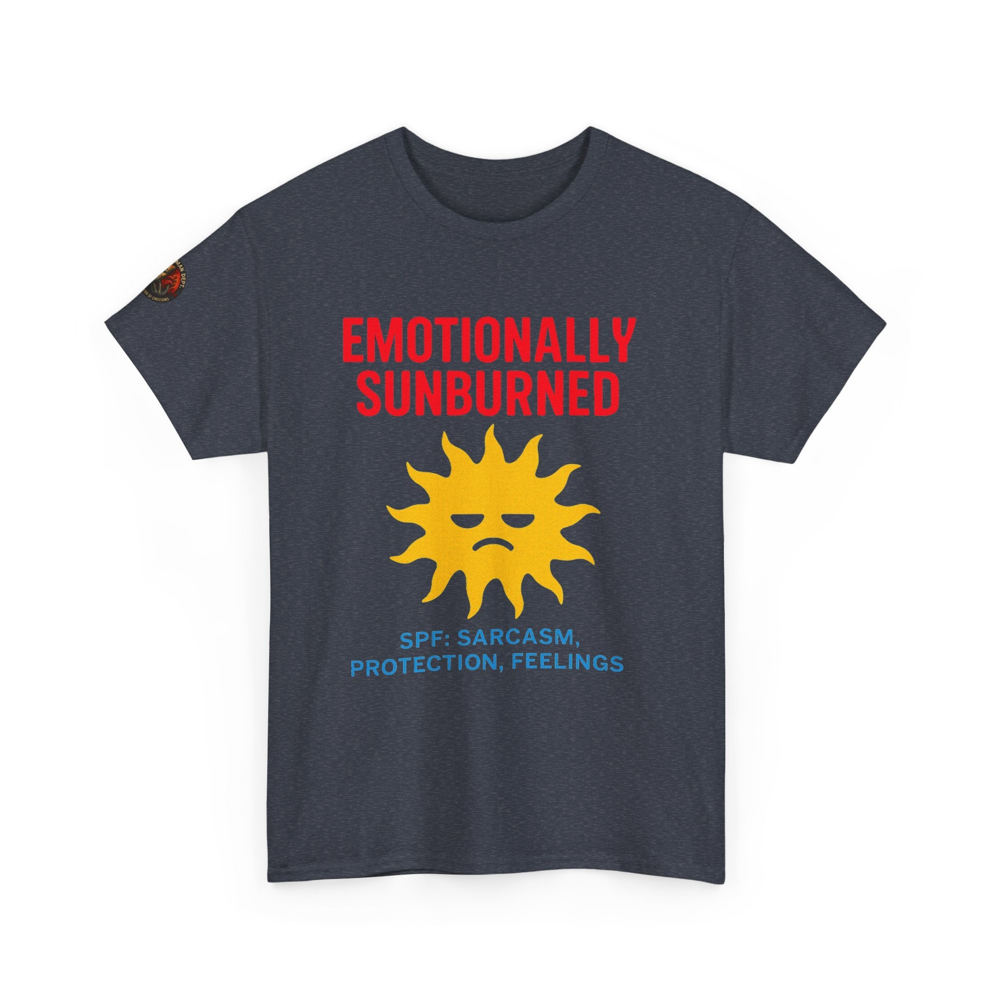 Unisex Heavy Cotton Tee/ Emotionally Sunburned