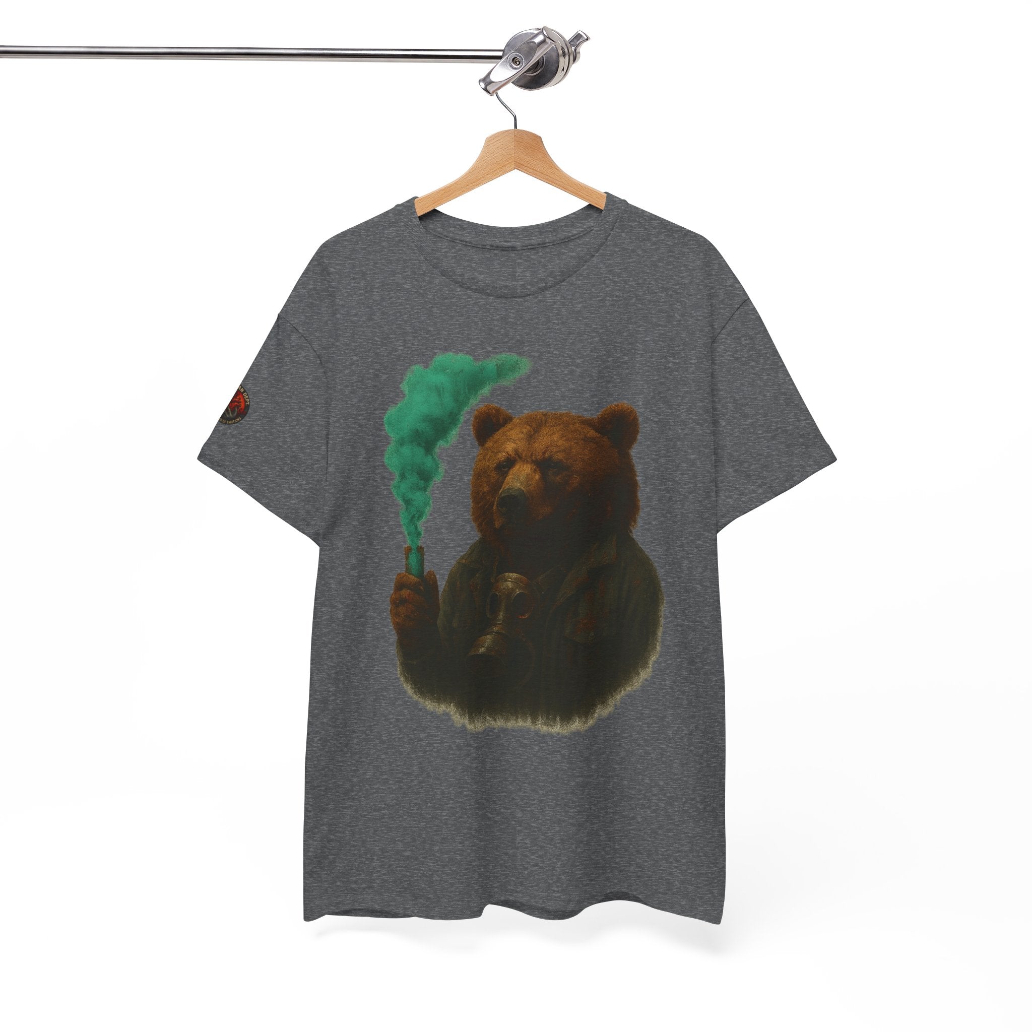 Cozy Bear Graphic Tee, Unisex Cotton T-Shirt, Cute Animal Lover Gift, Casual Wear, Nature Inspired Fashion, Eco-Friendly Apparel