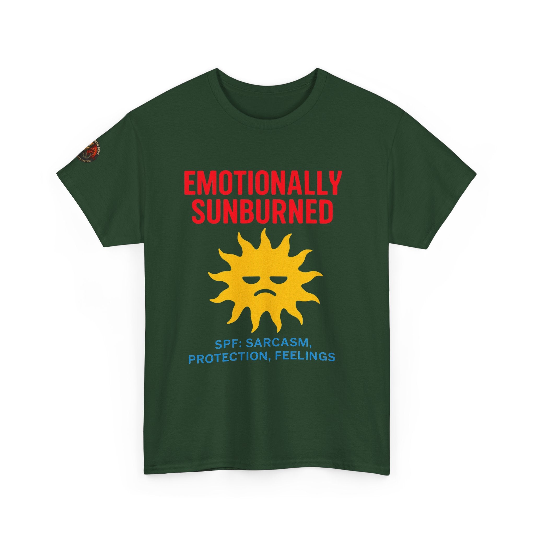 Unisex Heavy Cotton Tee/ Emotionally Sunburned
