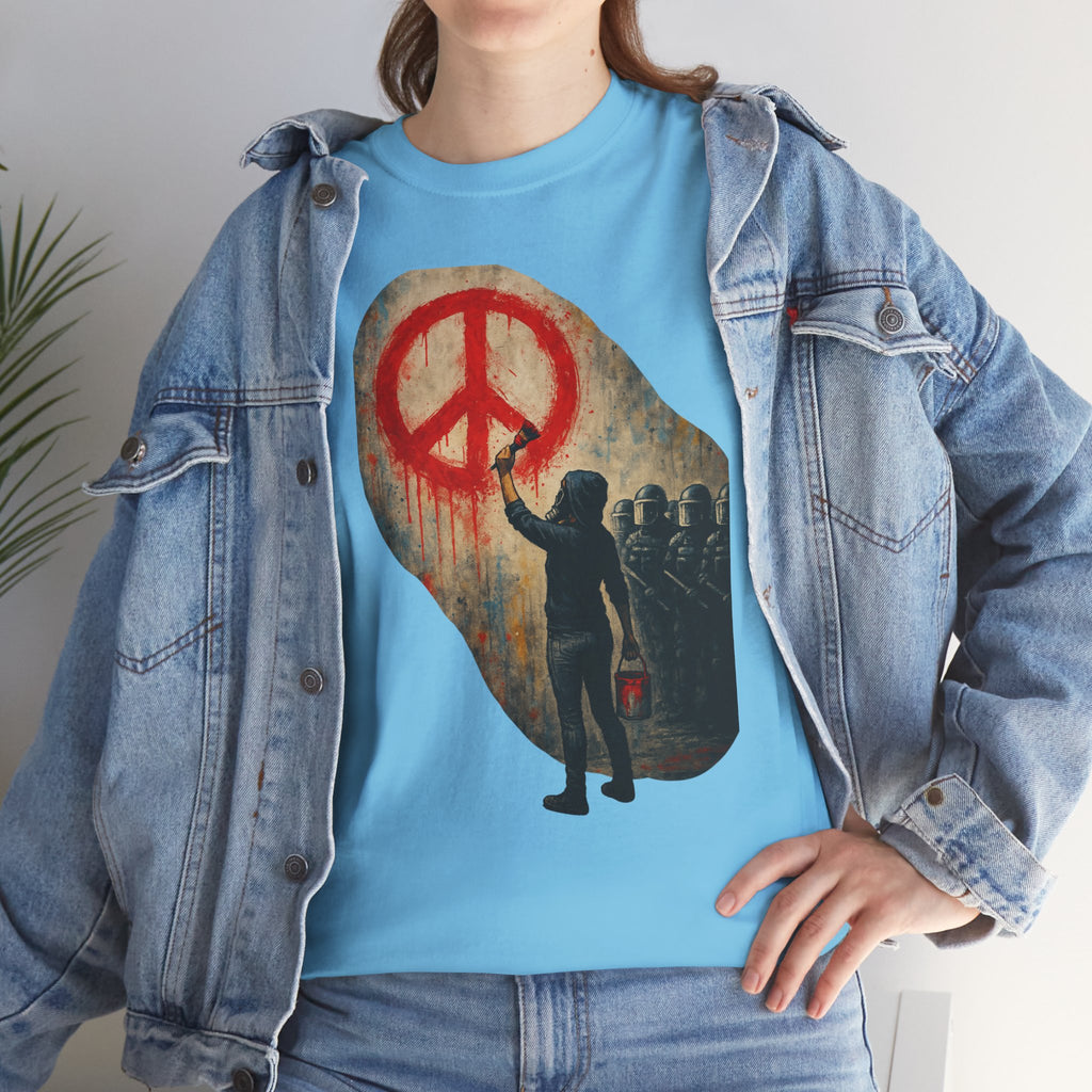 Unisex Heavy Cotton Tee/ Painting a Protest