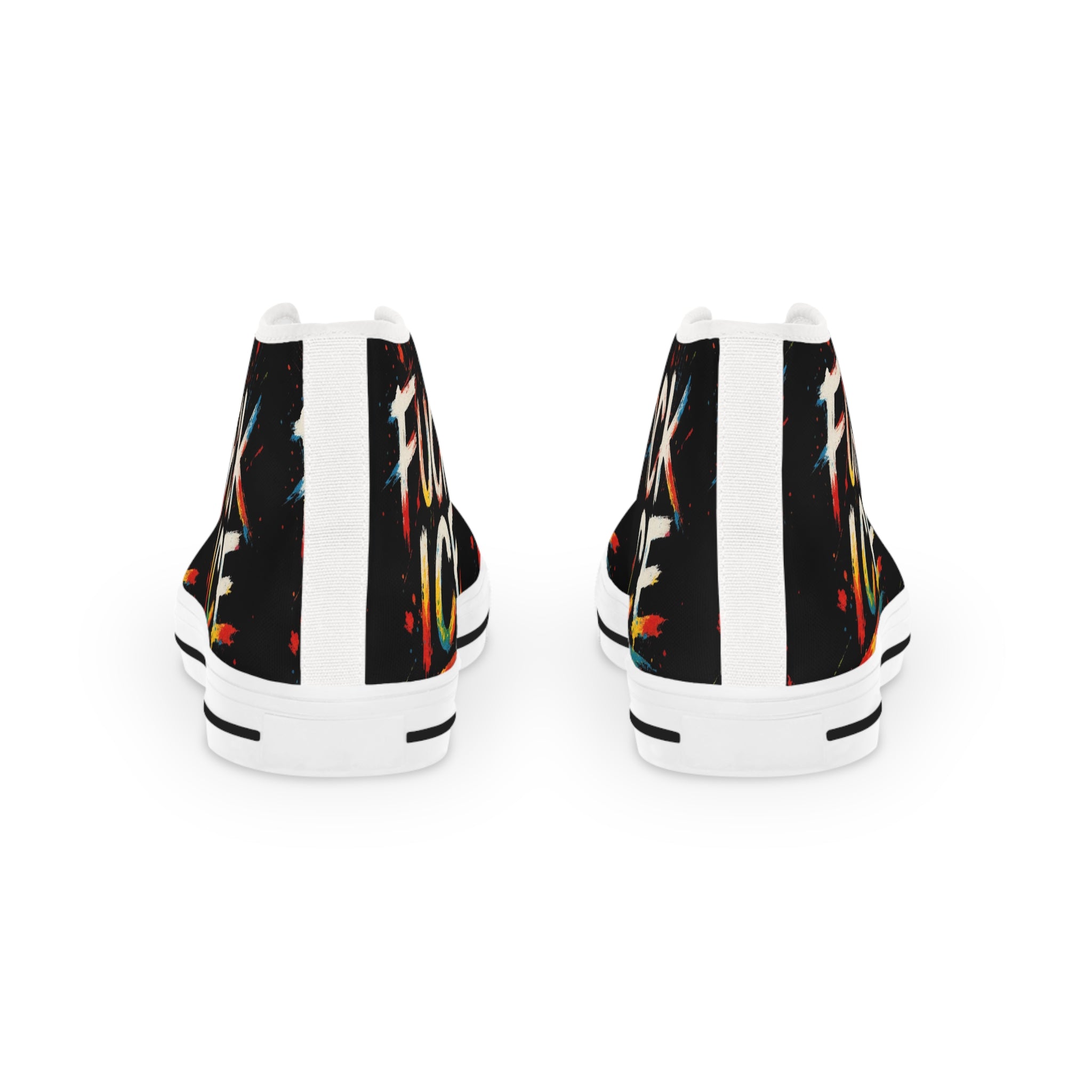 Men's High Top Sneakers F*ck ICE