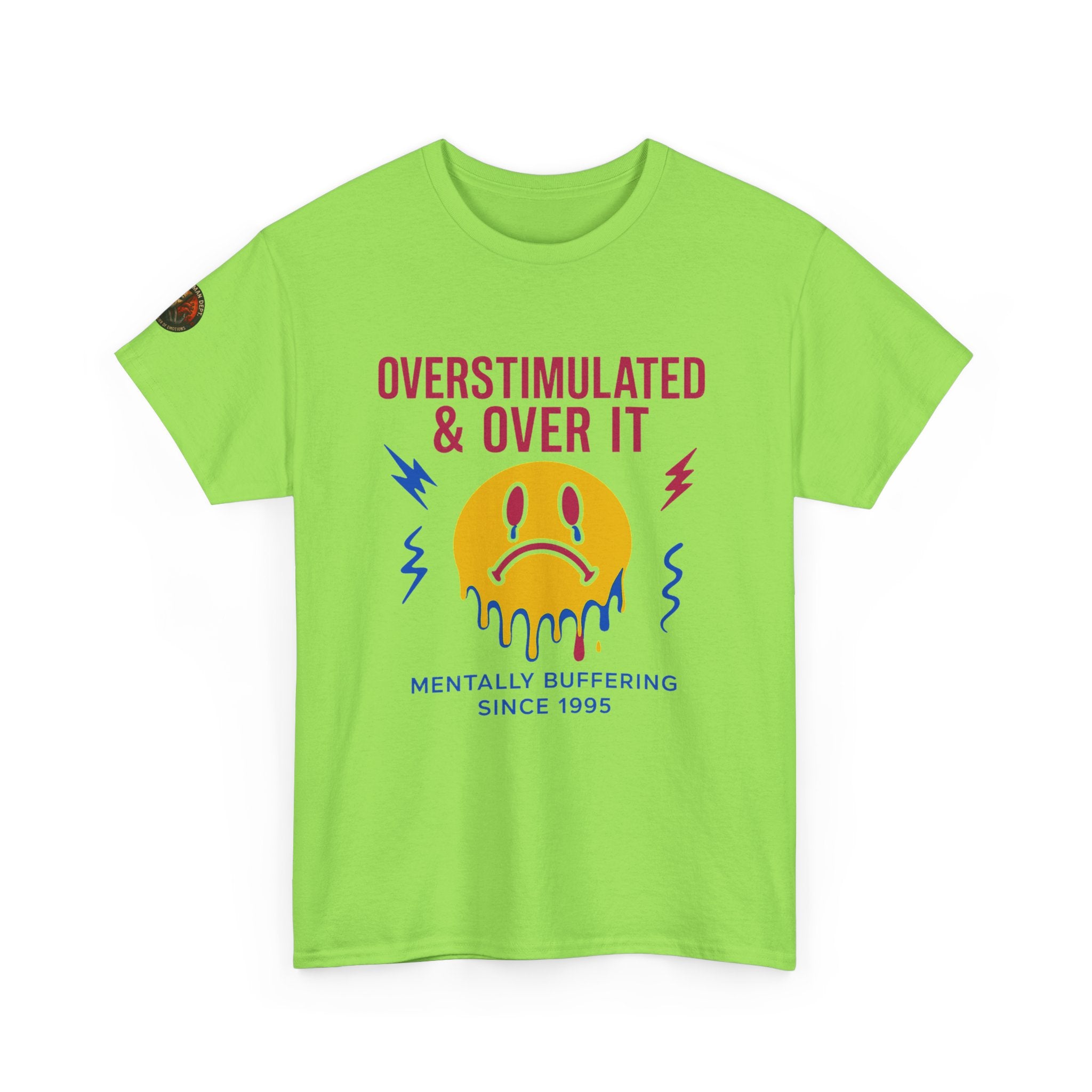 Unisex Heavy Cotton Tee/ Over Stimulated