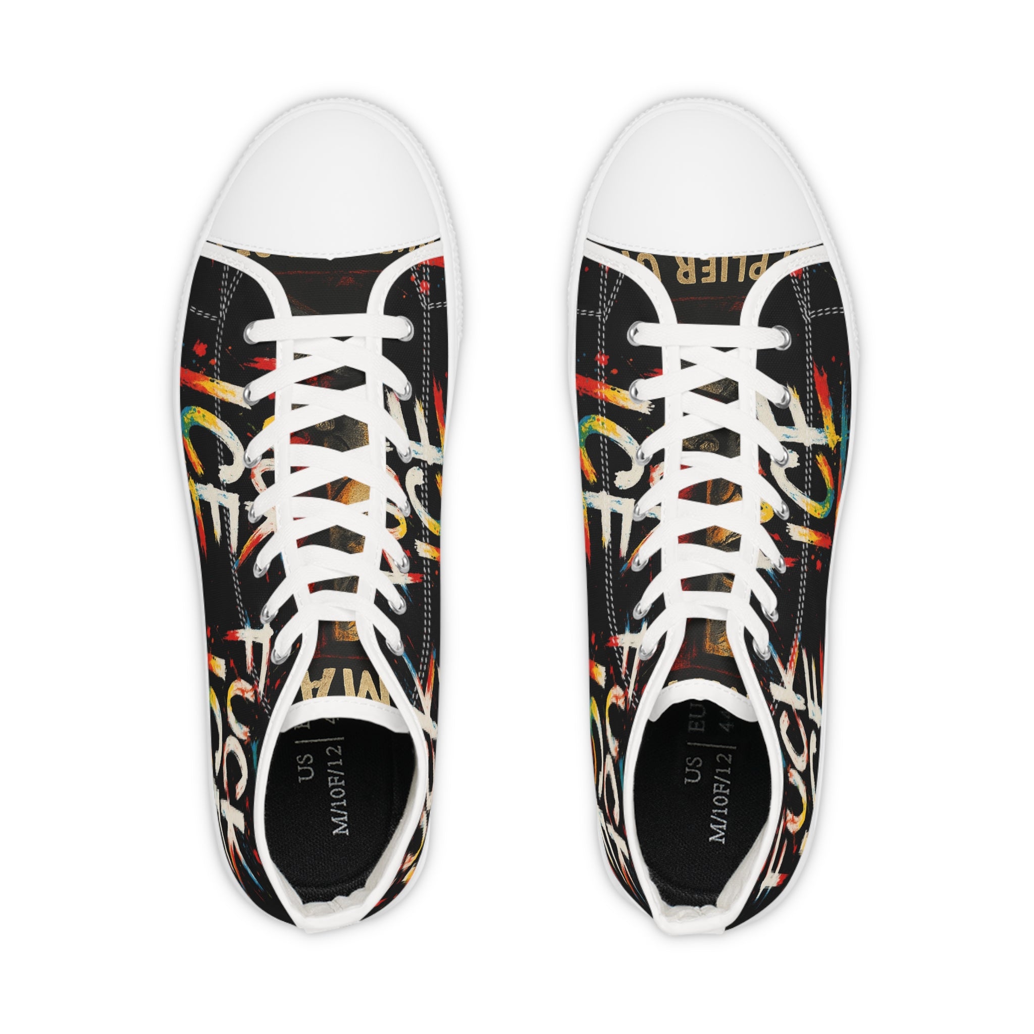 Men's High Top Sneakers F*ck ICE