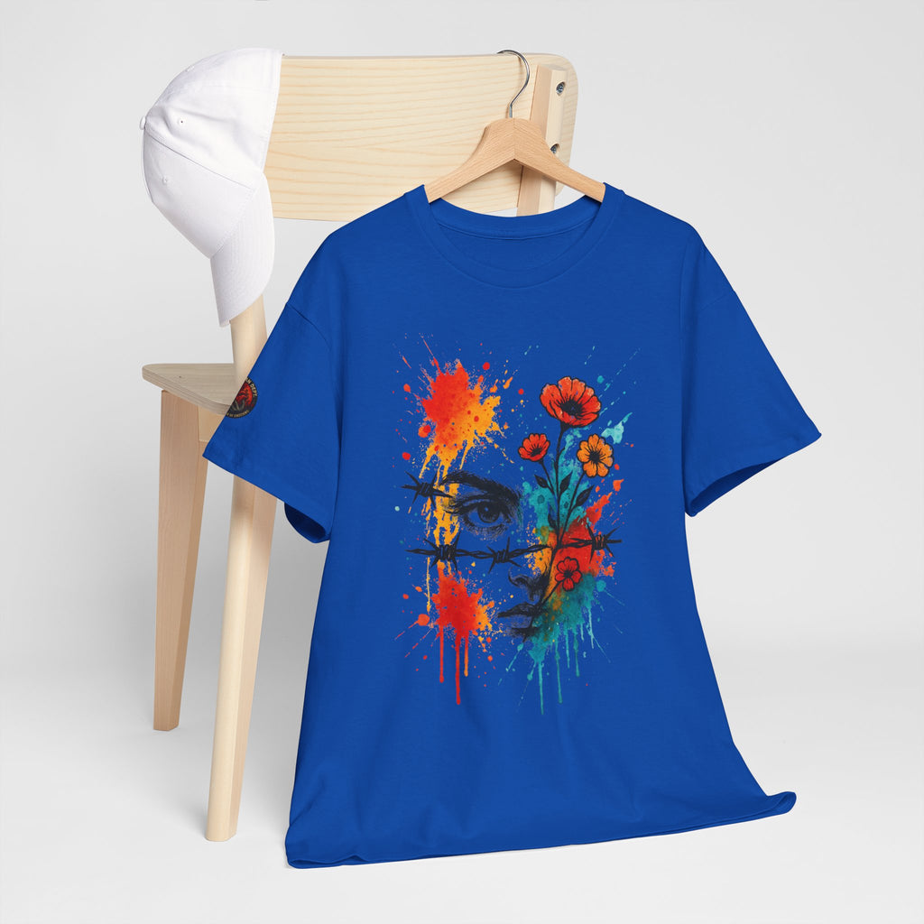 Colorful Caged Soul Unisex Heavy Cotton Tee