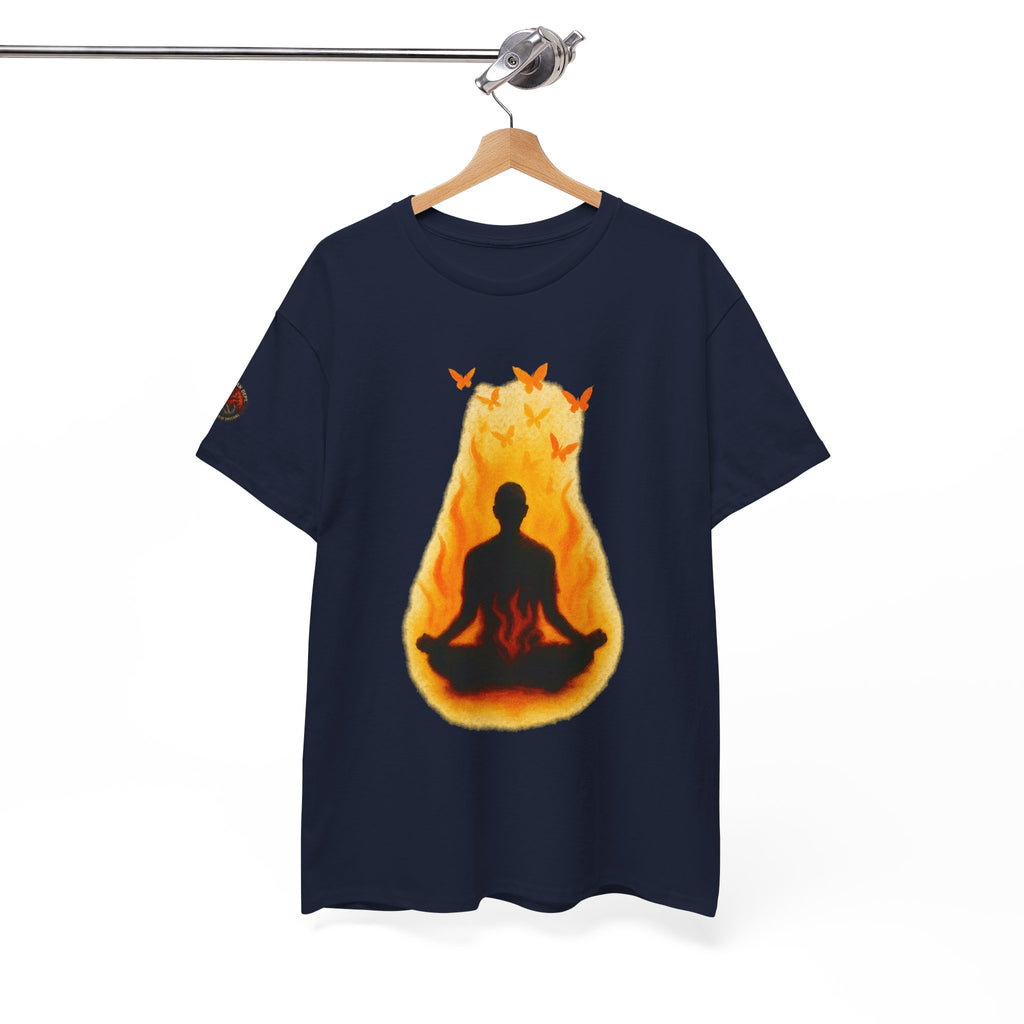 Unisex Heavy Cotton Tee/ Burning Peace