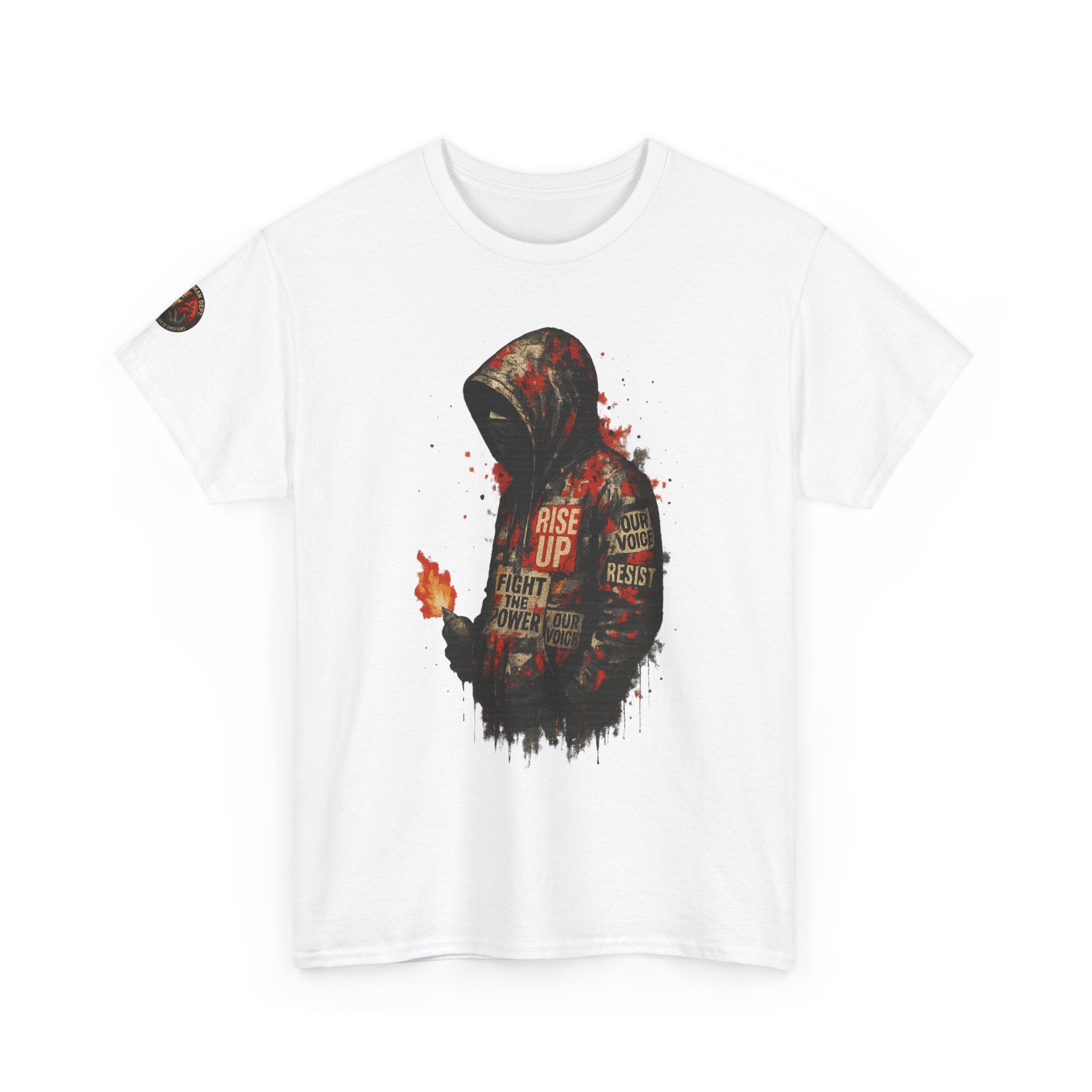 Unisex Graphic Tee, Rise Up Motivational Shirt, Casual Wear, Gift for Inspiration, Streetwear Fashion, Everyday Comfort