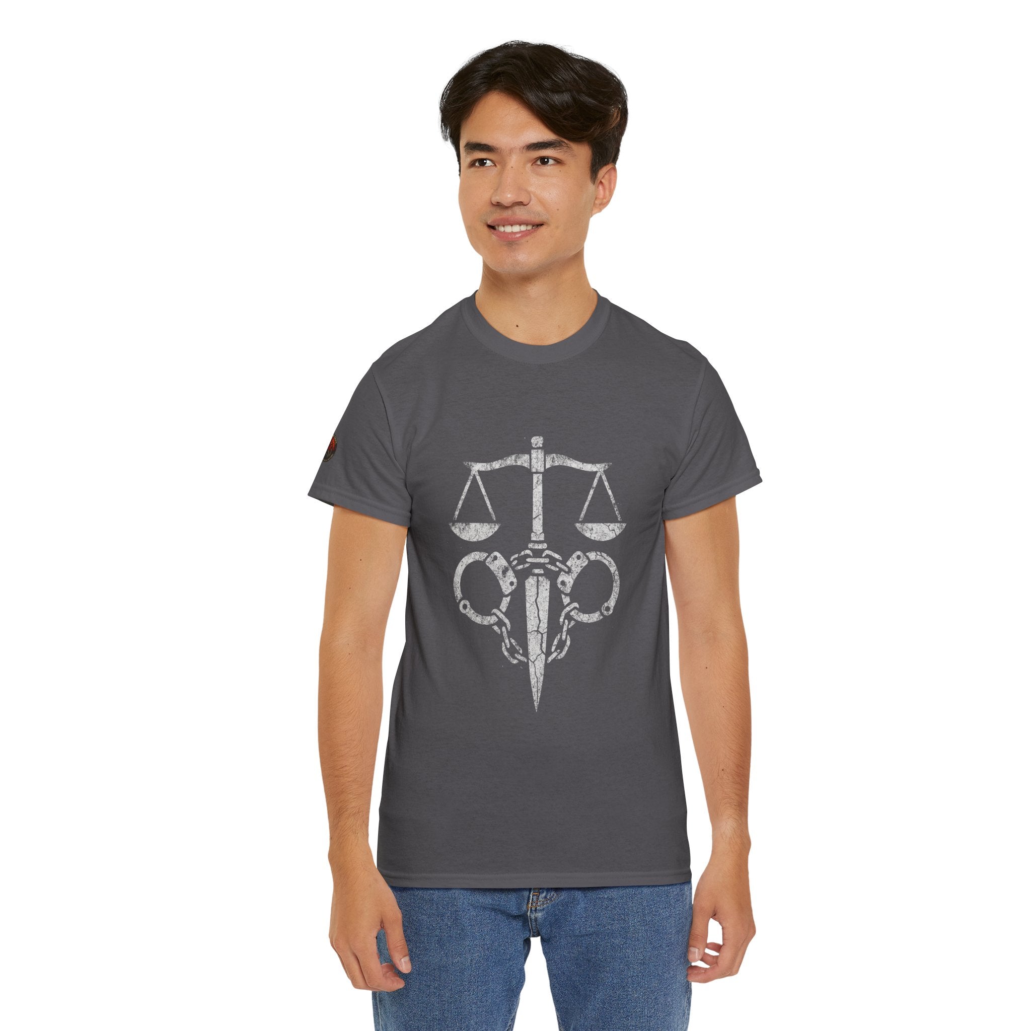Justice Scales Graphic Tee for Advocates & Activists