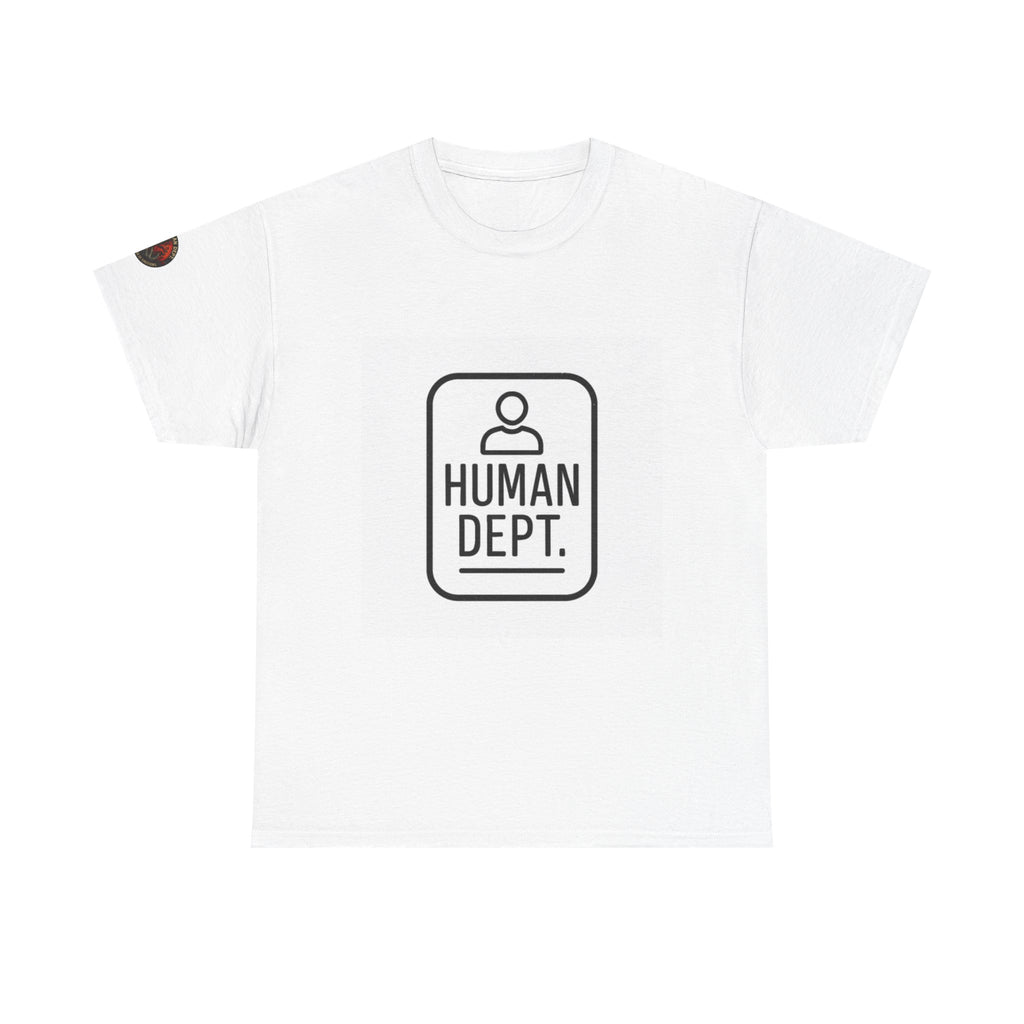Unisex Heavy Cotton Tee/Human Dept. Badge
