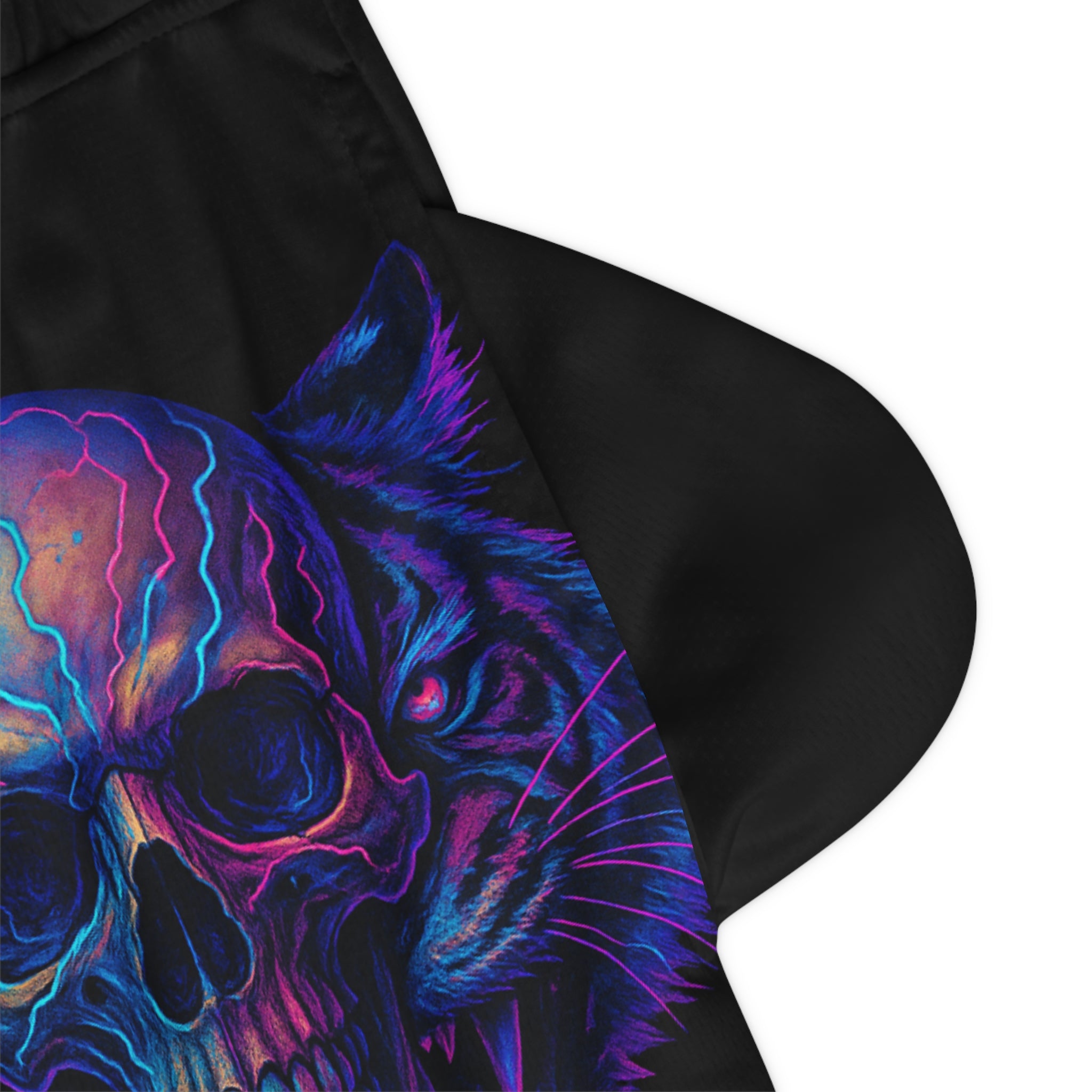 Skull Graphic Basketball Shorts