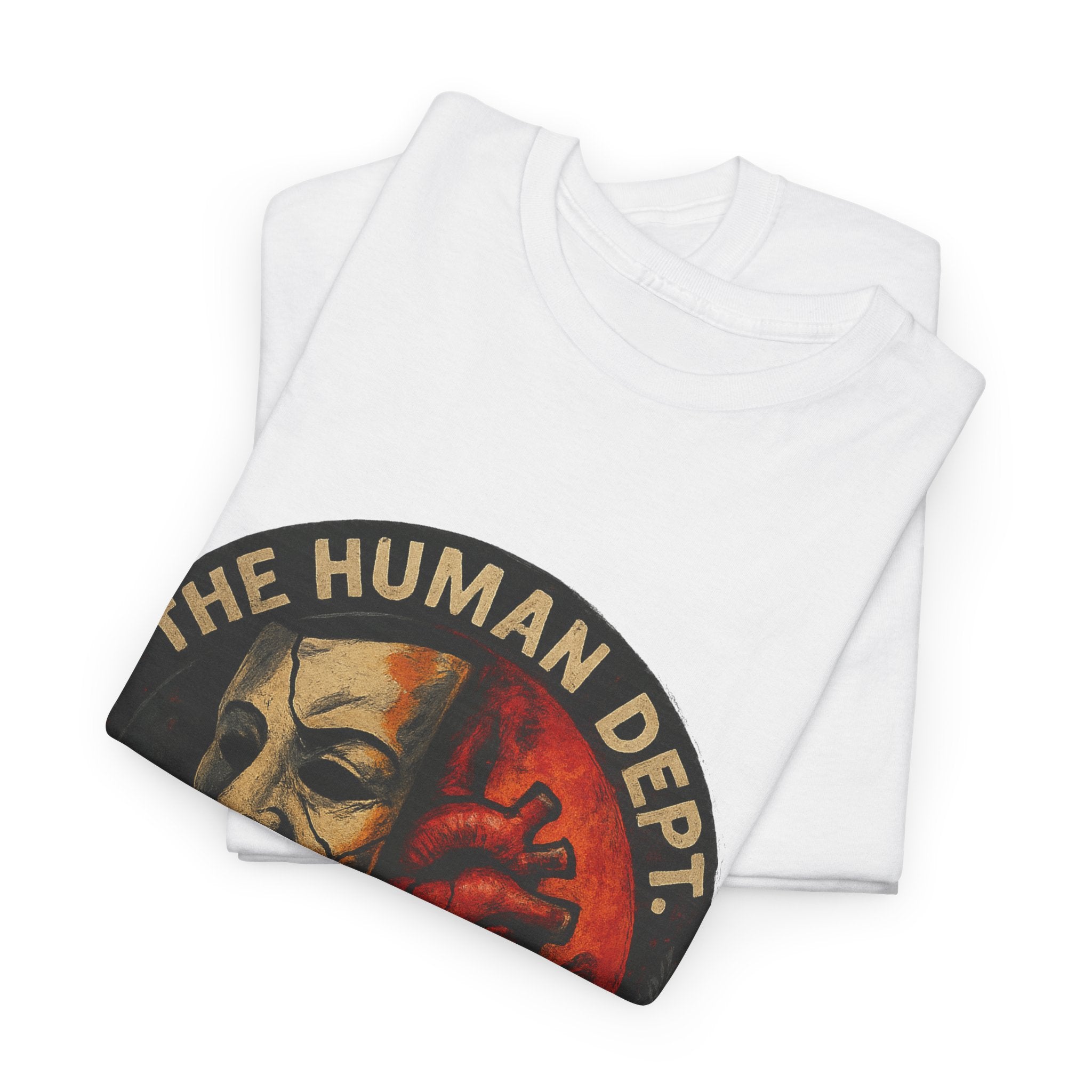 Unisex Heavy Cotton Tee/ Human Dept. Official Logo