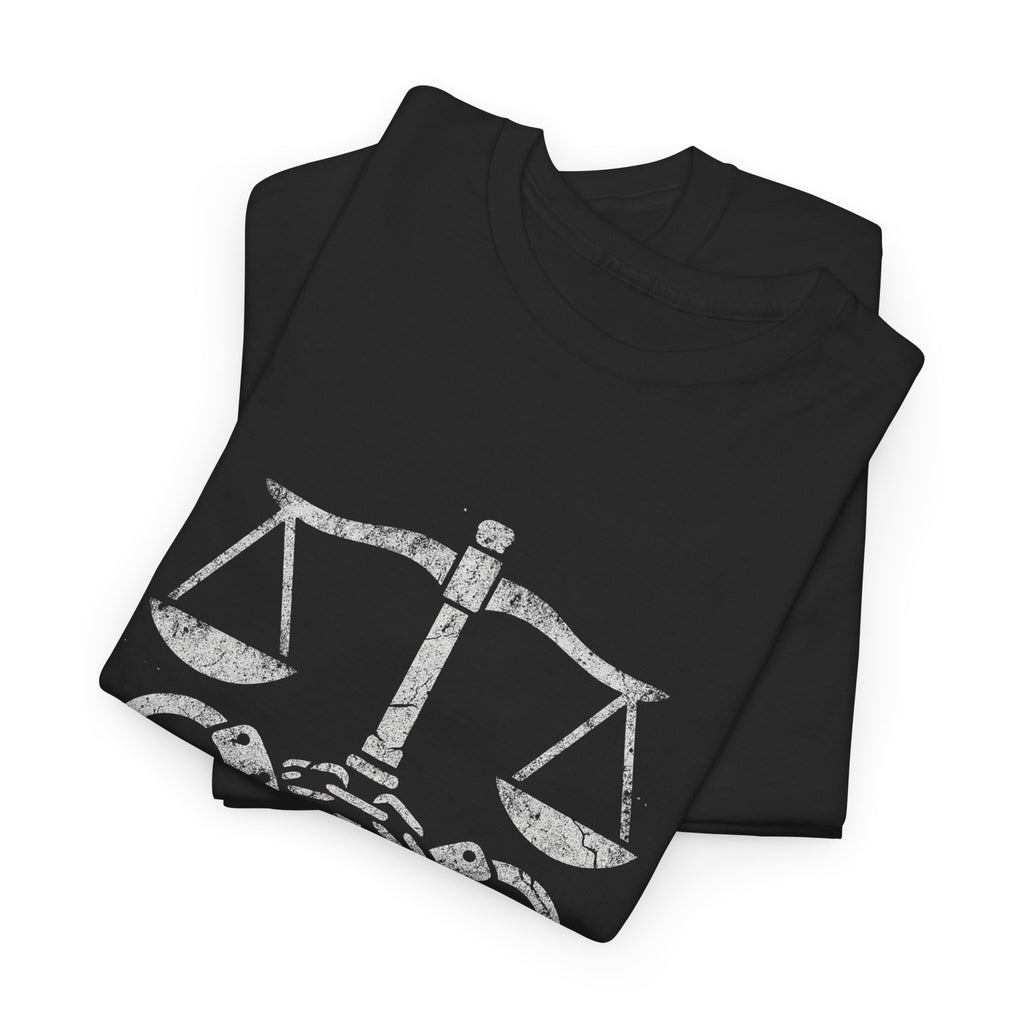 Justice Scales Graphic Tee for Advocates & Activists