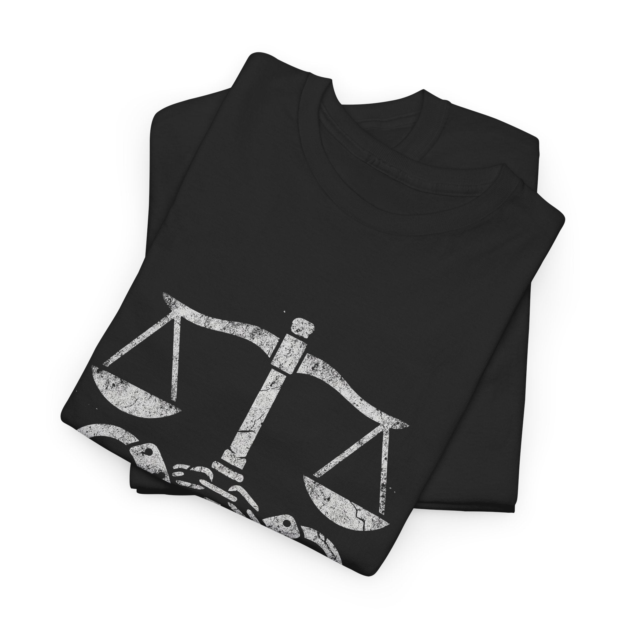 Justice Scales Graphic Tee for Advocates & Activists