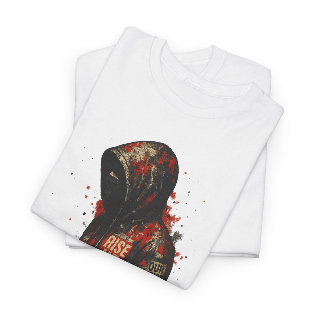 Unisex Graphic Tee, Rise Up Motivational Shirt, Casual Wear, Gift for Inspiration, Streetwear Fashion, Everyday Comfort