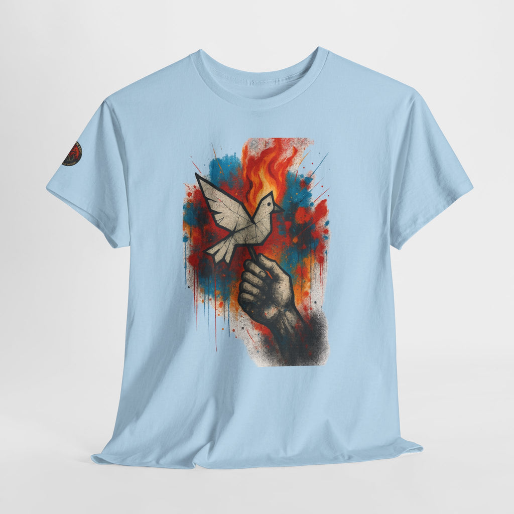 Unisex Heavy Cotton Tee- Raise Your Hand-Burn