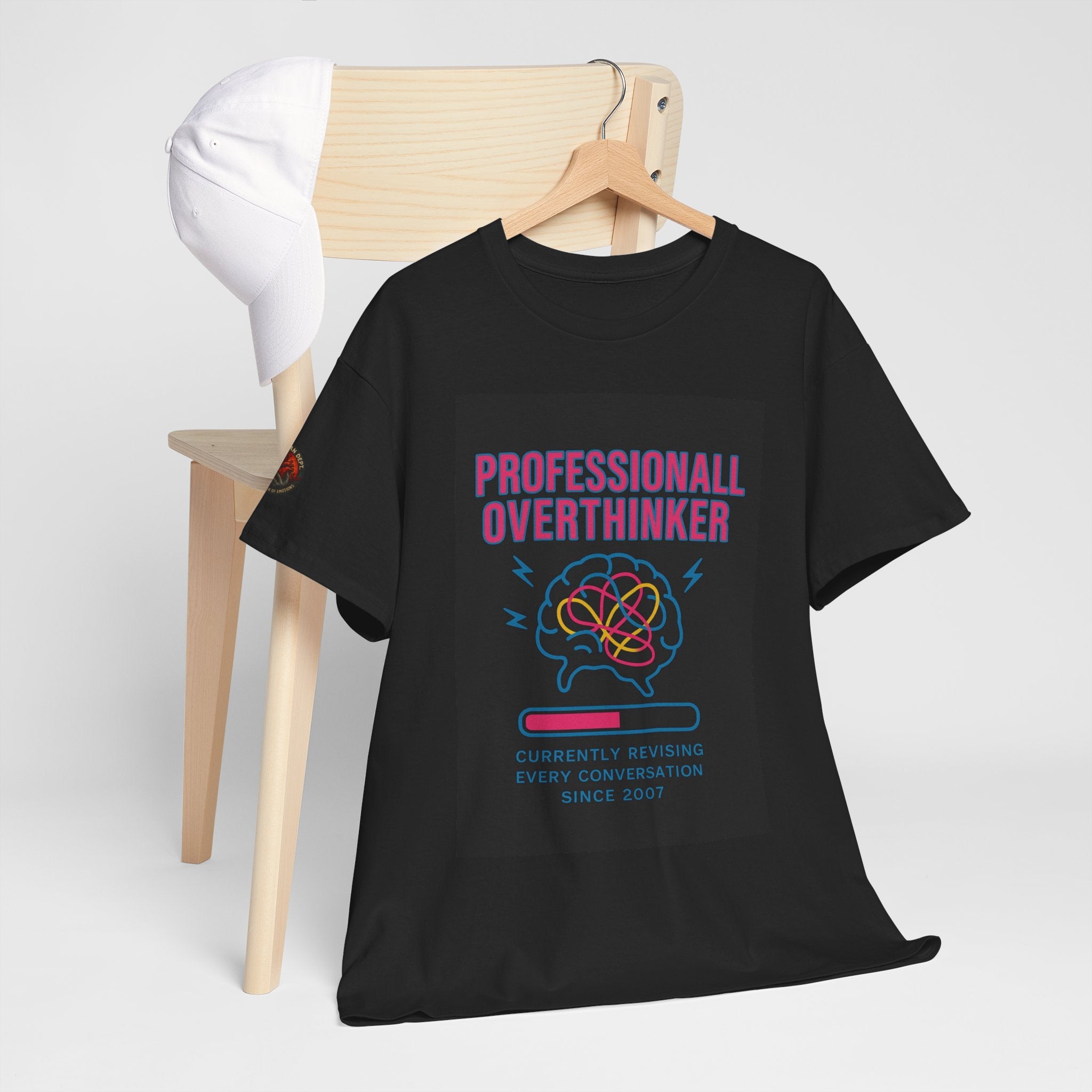 Unisex Heavy Cotton Tee/ A Professional Over Thinker