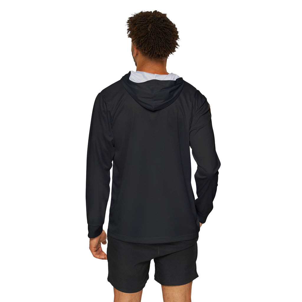 Skull Graphic Athletic Hoodie, Sportswear for Men, Workout Layer, Cool Activewear, Unique Gym Outfit, Gift for Fitness Enthusiasts
