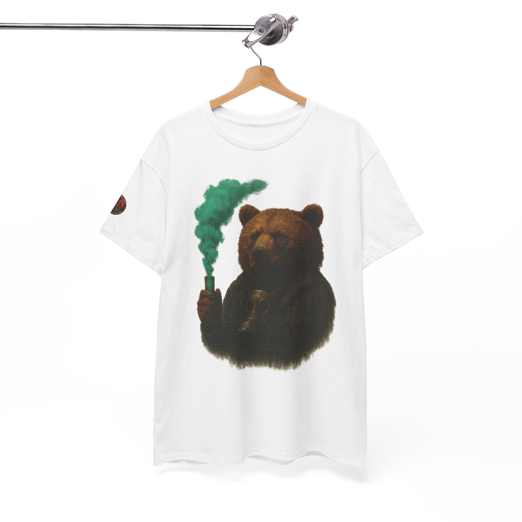 Cozy Bear Graphic Tee, Unisex Cotton T-Shirt, Cute Animal Lover Gift, Casual Wear, Nature Inspired Fashion, Eco-Friendly Apparel