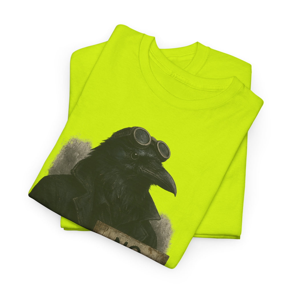 Raven Protest Tee - Unisex Heavy Cotton Tee, Graphic Shirt for Activists, Statement T-Shirt, Gift for Social Justice Advocates, No [...]