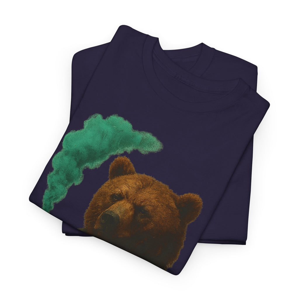 Cozy Bear Graphic Tee, Unisex Cotton T-Shirt, Cute Animal Lover Gift, Casual Wear, Nature Inspired Fashion, Eco-Friendly Apparel