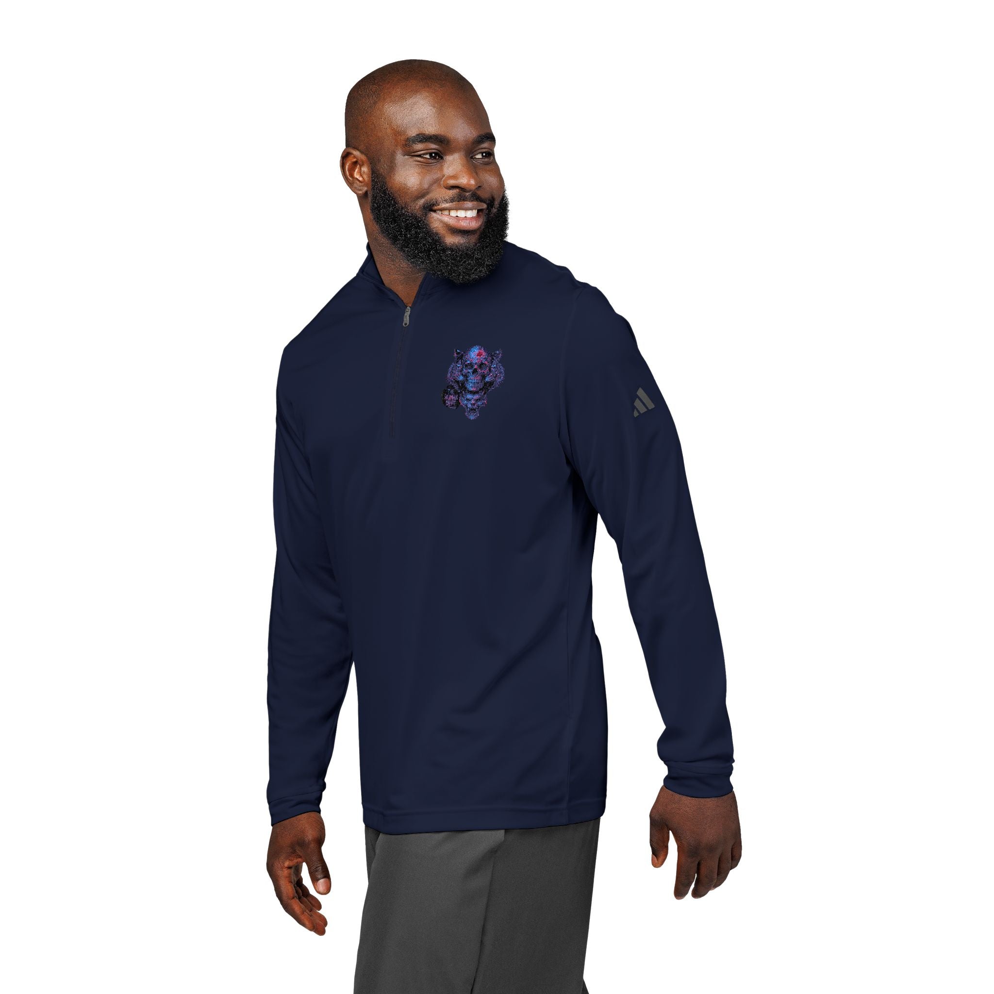 Adidas® Quarter-Zip Pullover - Elegant Athletic Wear for Sports Enthusiasts, Perfect for Casual Outings, Team Events, Travel, Gifts