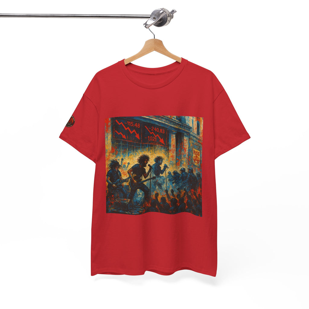 Unisex Heavy Cotton Tee/ Rock for the Downfall