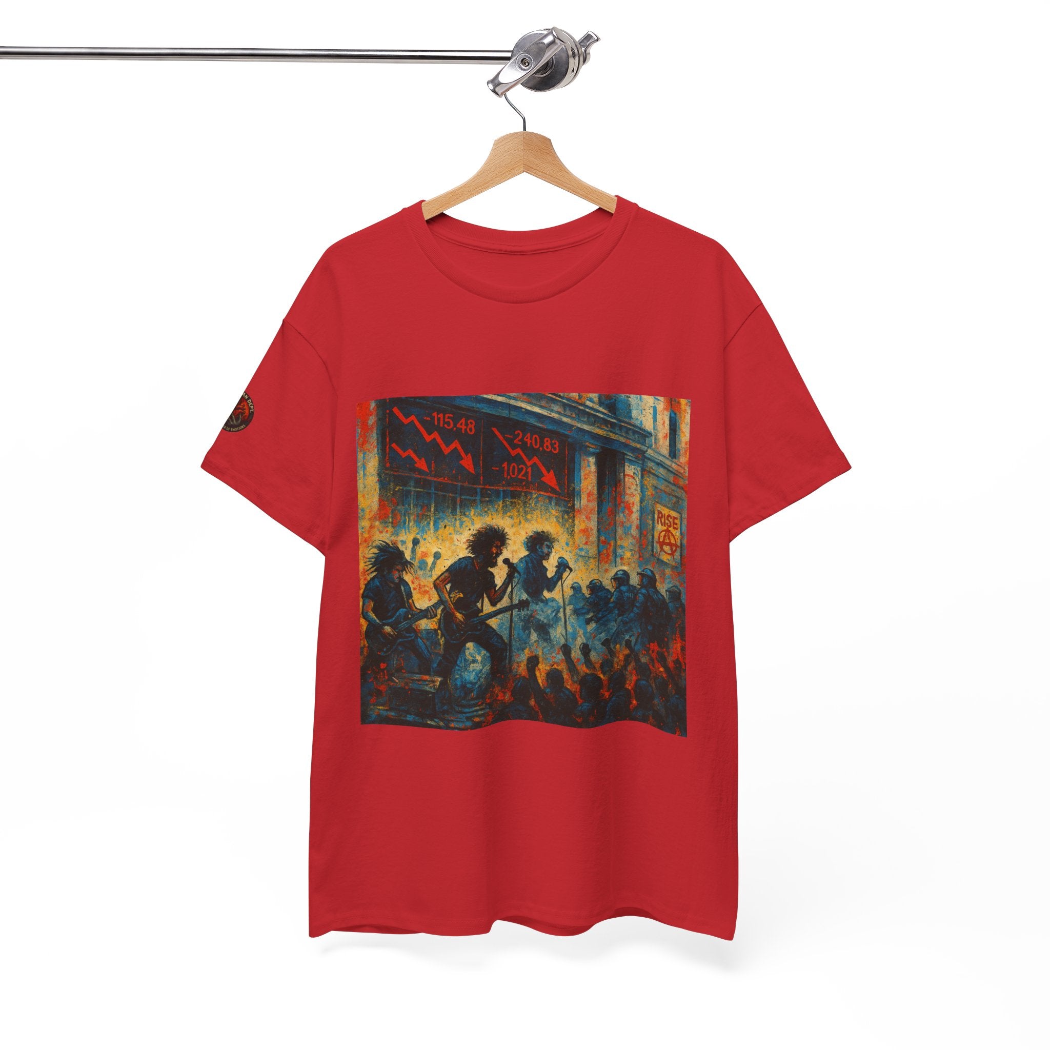 Unisex Heavy Cotton Tee/ Rock for the Downfall