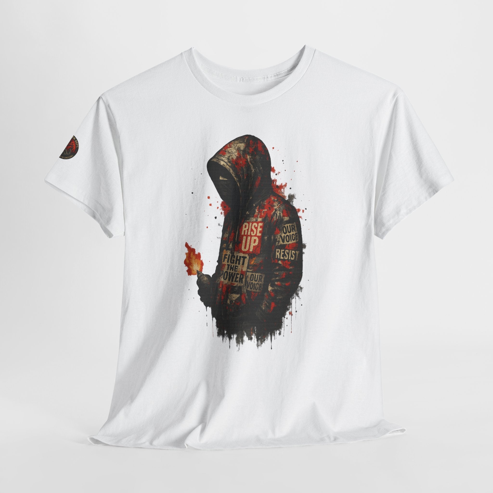 Unisex Graphic Tee, Rise Up Motivational Shirt, Casual Wear, Gift for Inspiration, Streetwear Fashion, Everyday Comfort