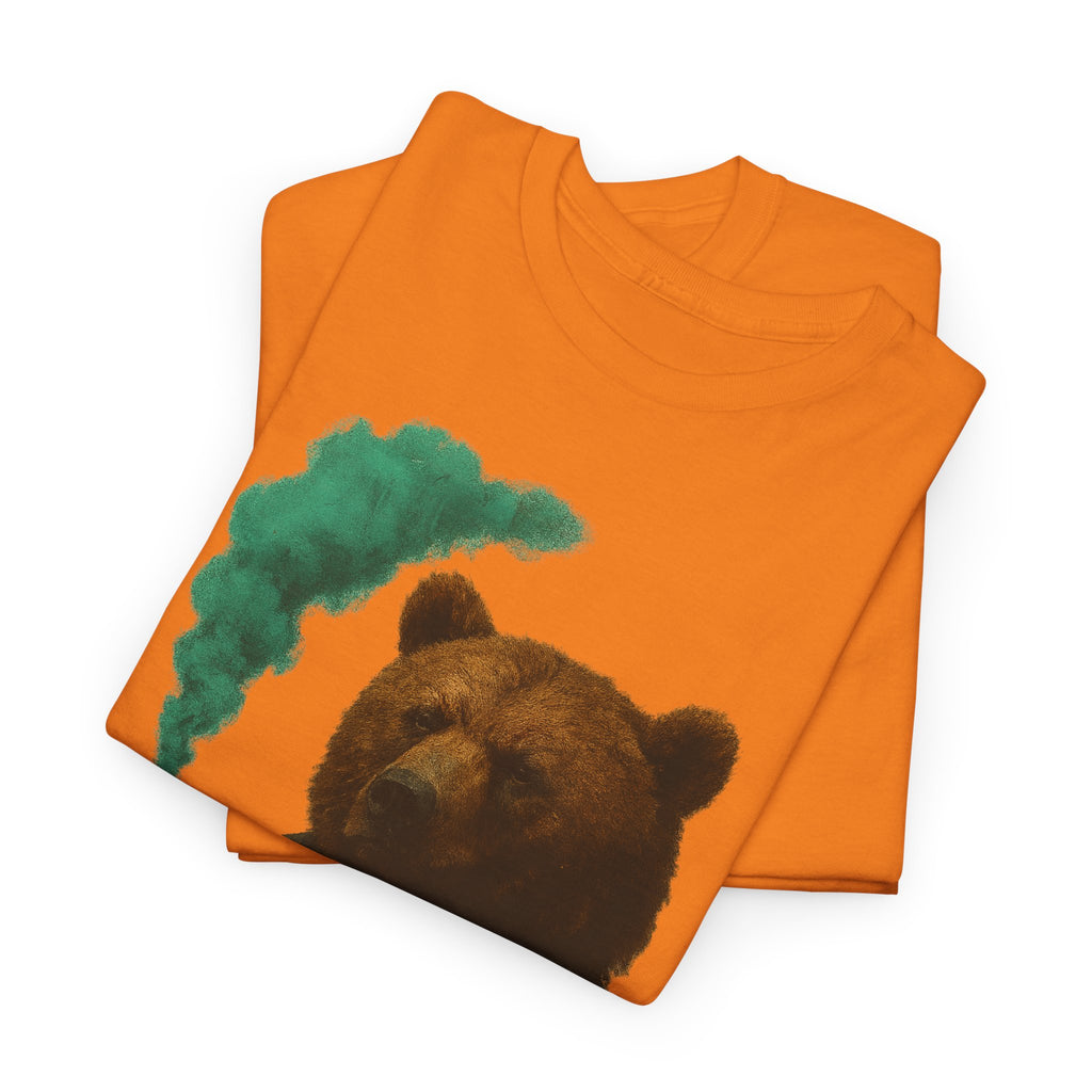 Cozy Bear Graphic Tee, Unisex Cotton T-Shirt, Cute Animal Lover Gift, Casual Wear, Nature Inspired Fashion, Eco-Friendly Apparel